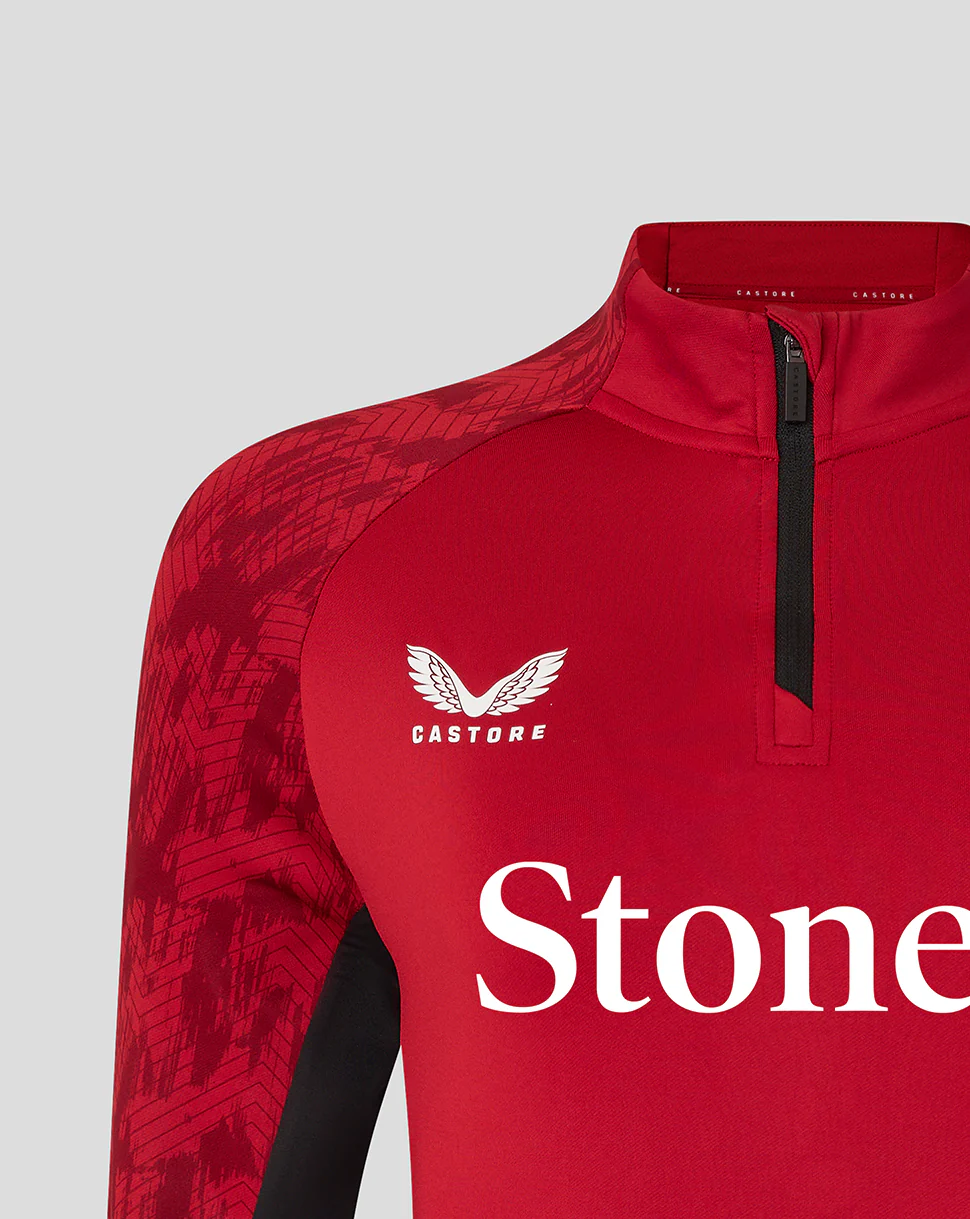 Saracens Women's 25/26 Training 1/4 Zip - Rhymthic Red - Image 4