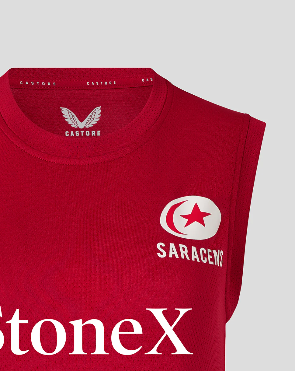 Saracens Women's 25/26 Training Vest - Rhymthic Red - Image 3