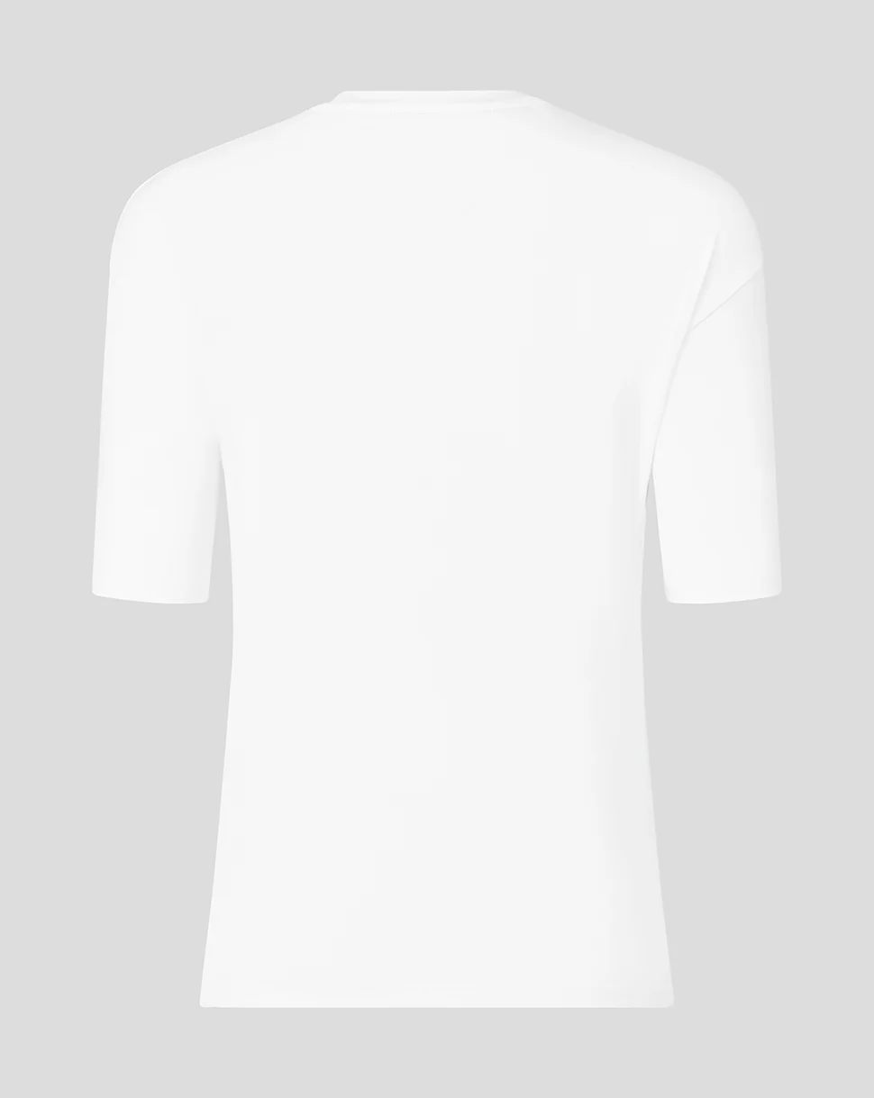 Saracens Women's 25/26 Travel Short Sleeve Tee - White - Image 2