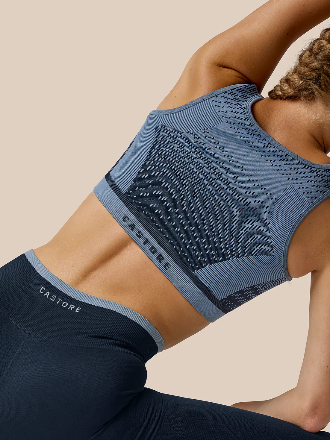 Flow Training Sports Bra - Midnight Navy - Image 4