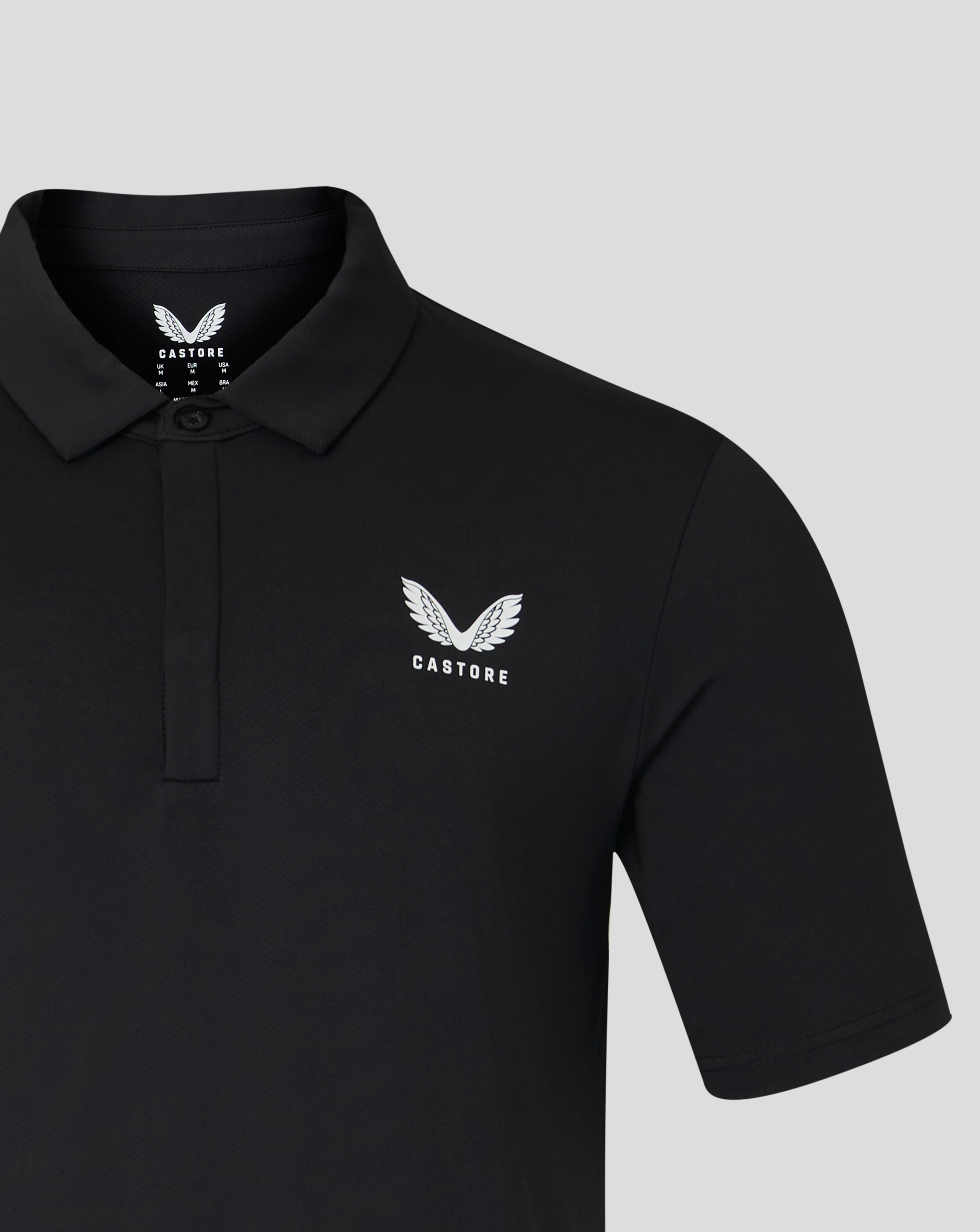 Men's Short Sleeve Polo - Black - Image 3