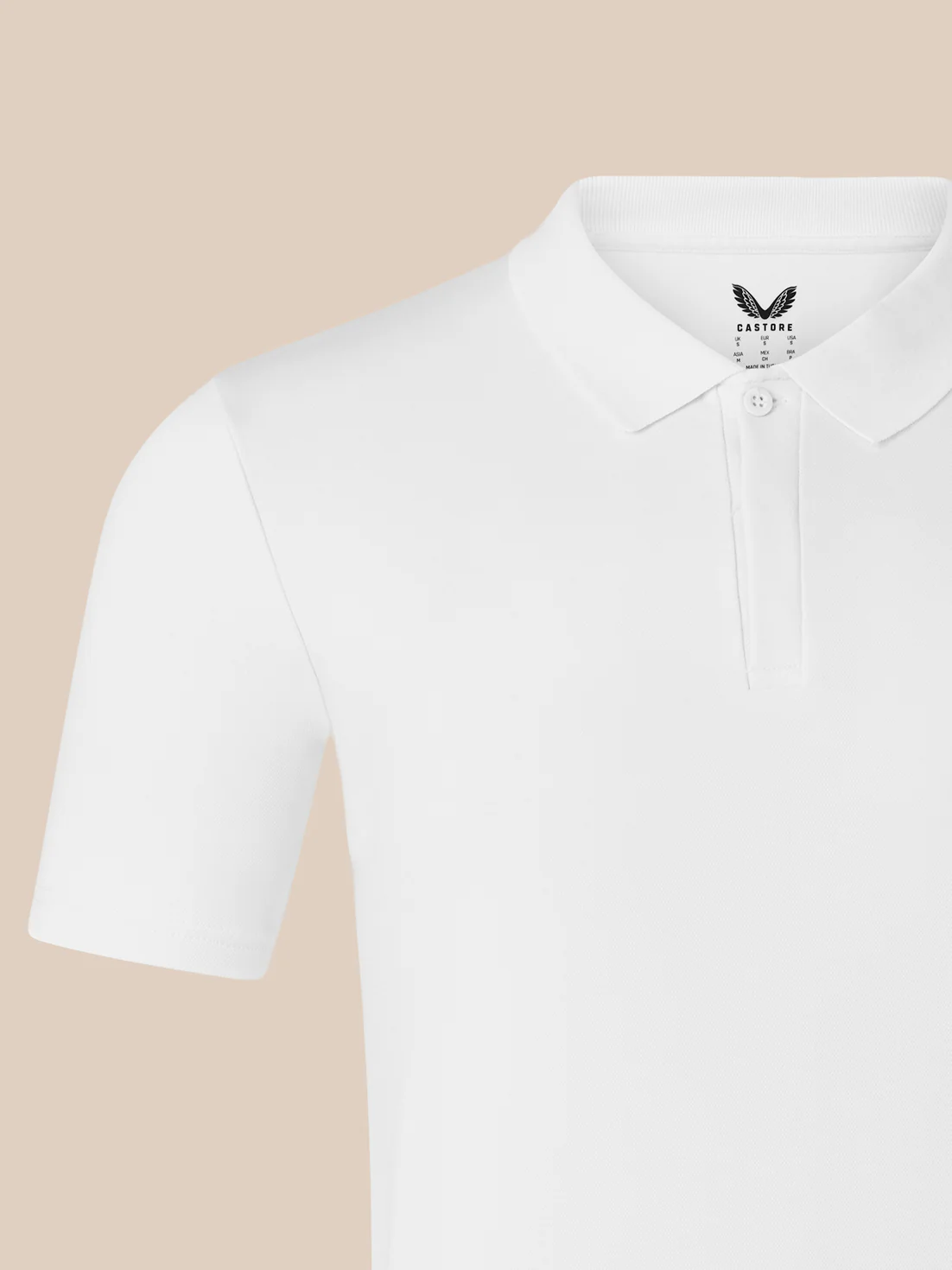 Short Sleeve Men's Polo - White - Image 3