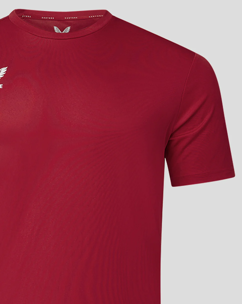 Mens Short Sleeve Training T-Shirt - Biking Red - Image 4
