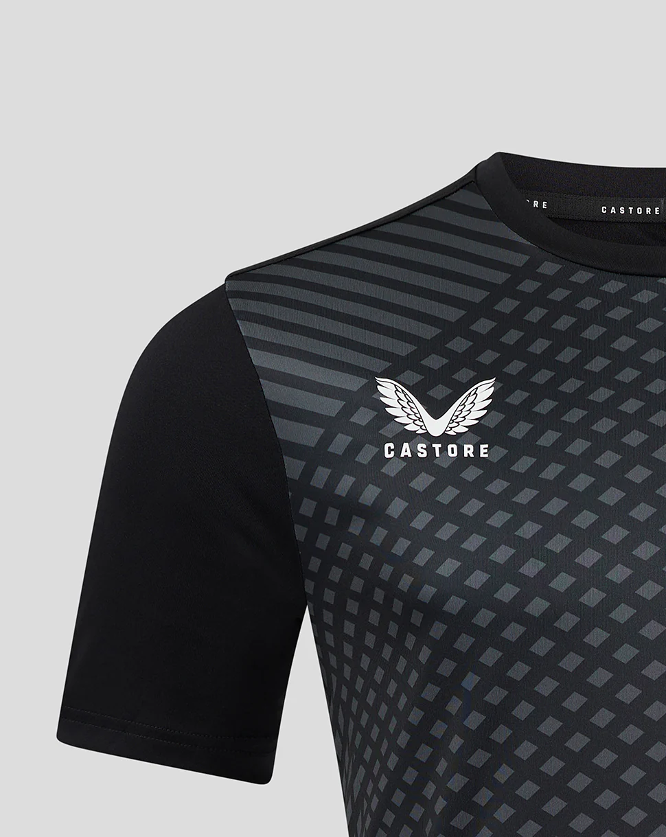 ss Geometric Printed Training Tee 3 - Caviar/Phantom - Image 2