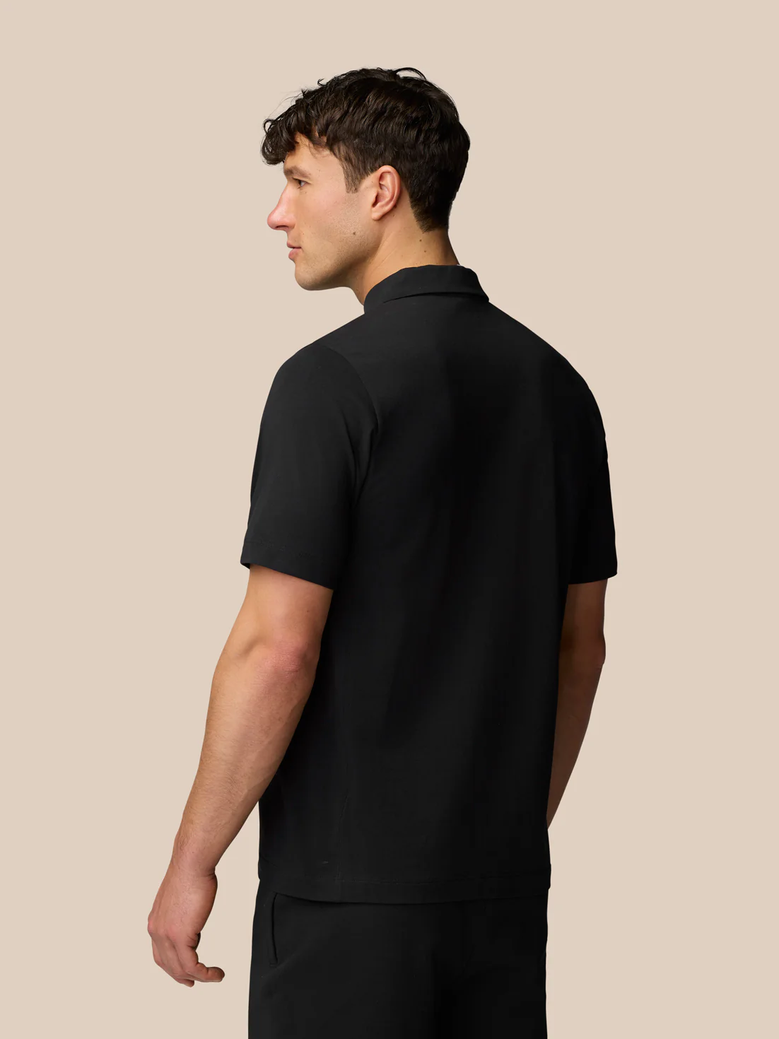Travel Polo - Black - Image 2