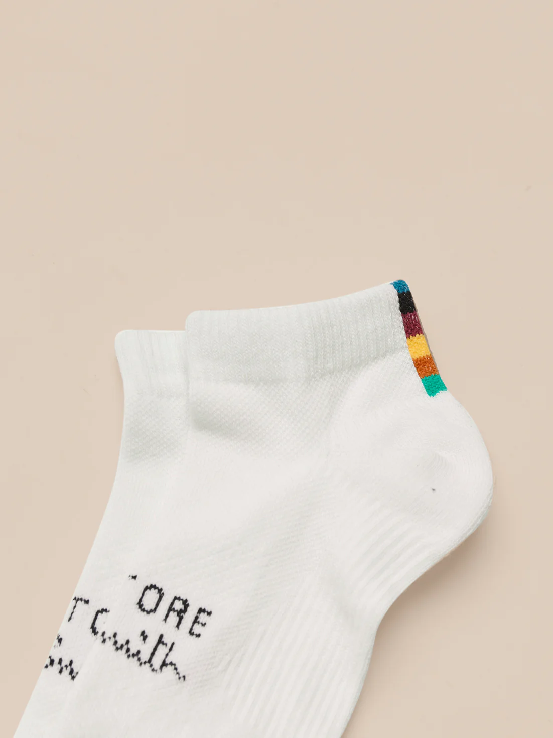 Unisex x Paul Smith 2 Pack Technical Ankle Socks - Off White - Image 2