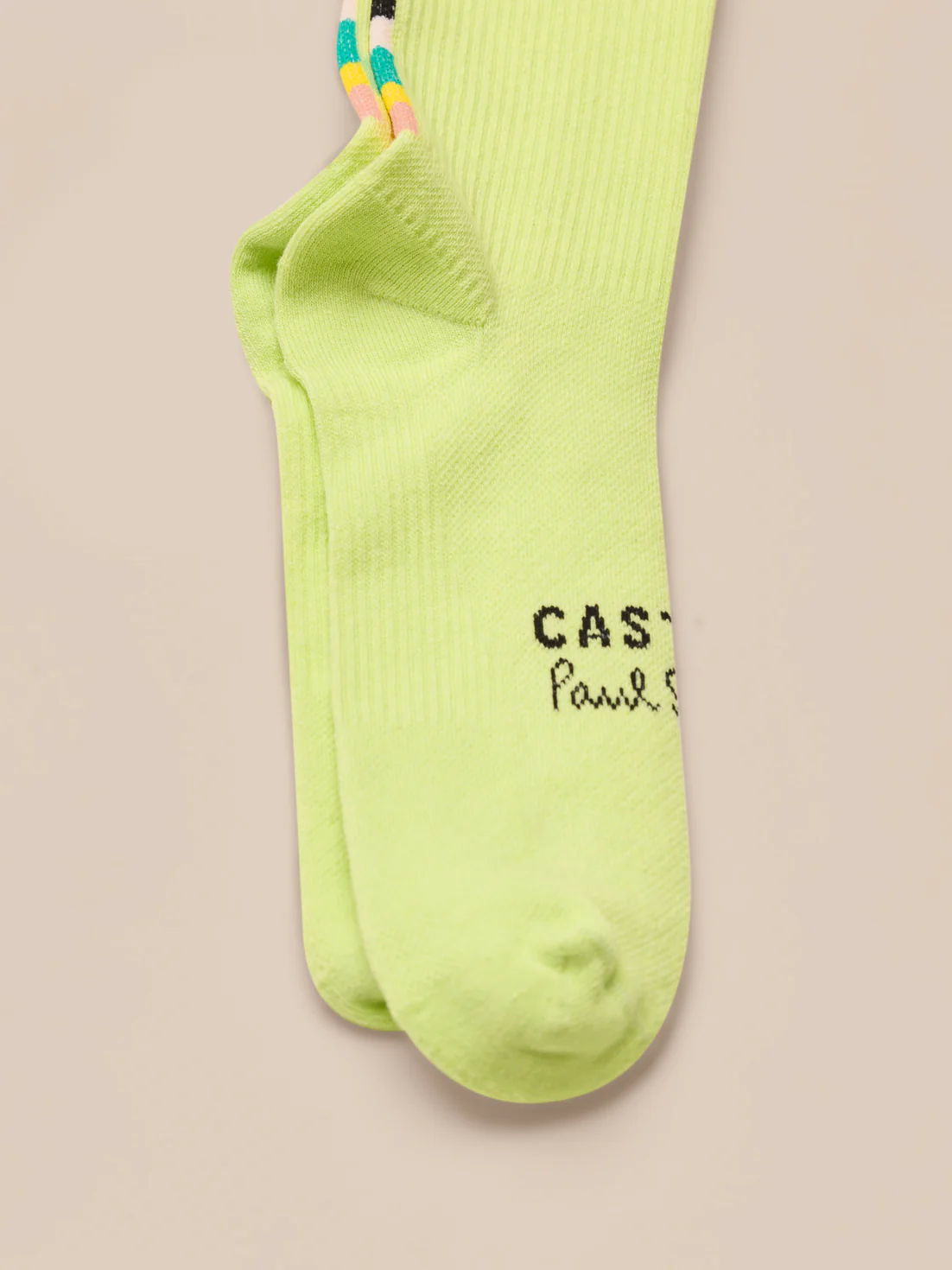 Unisex x Paul Smith 2 Pack Technical Socks - Lime - Image 3