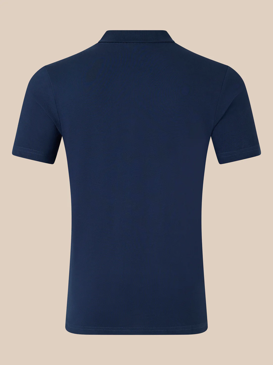 Unisex Short Sleeve Cotton Polo - Navy - Image 2