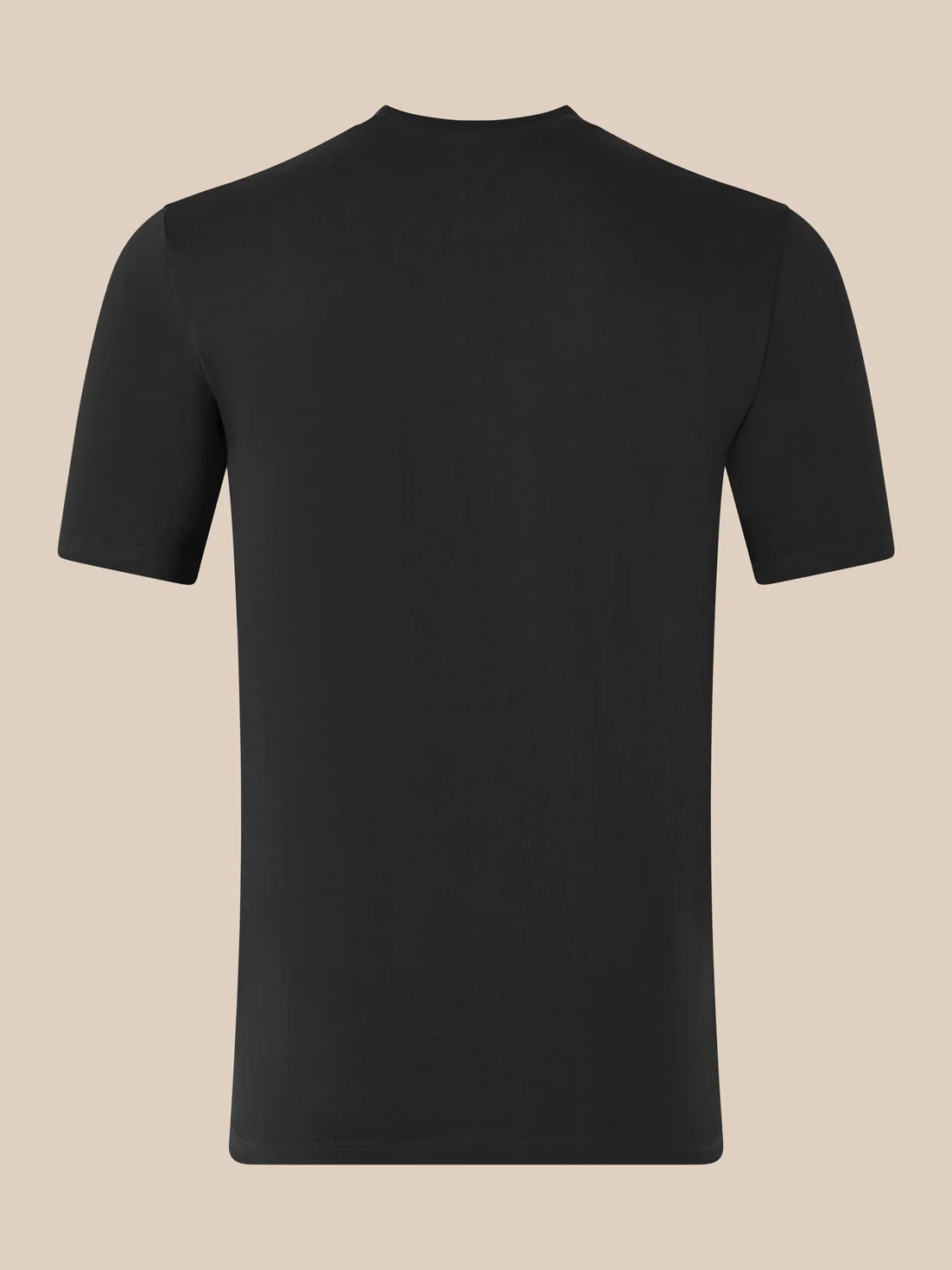 Unisex Short Sleeve Cotton T-Shirt - Black - Image 2