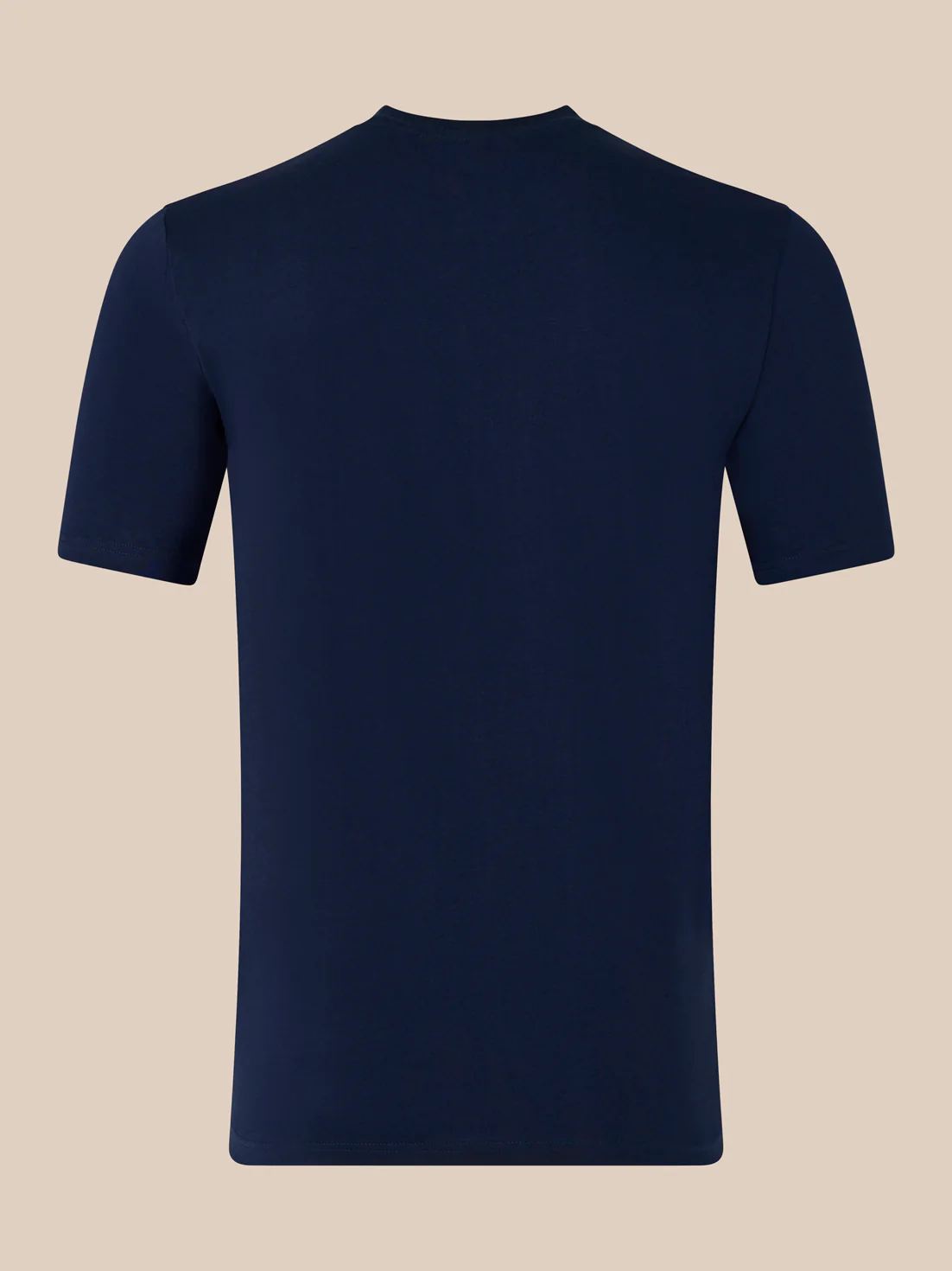 Unisex Short Sleeve Cotton T-Shirt - Navy - Image 2