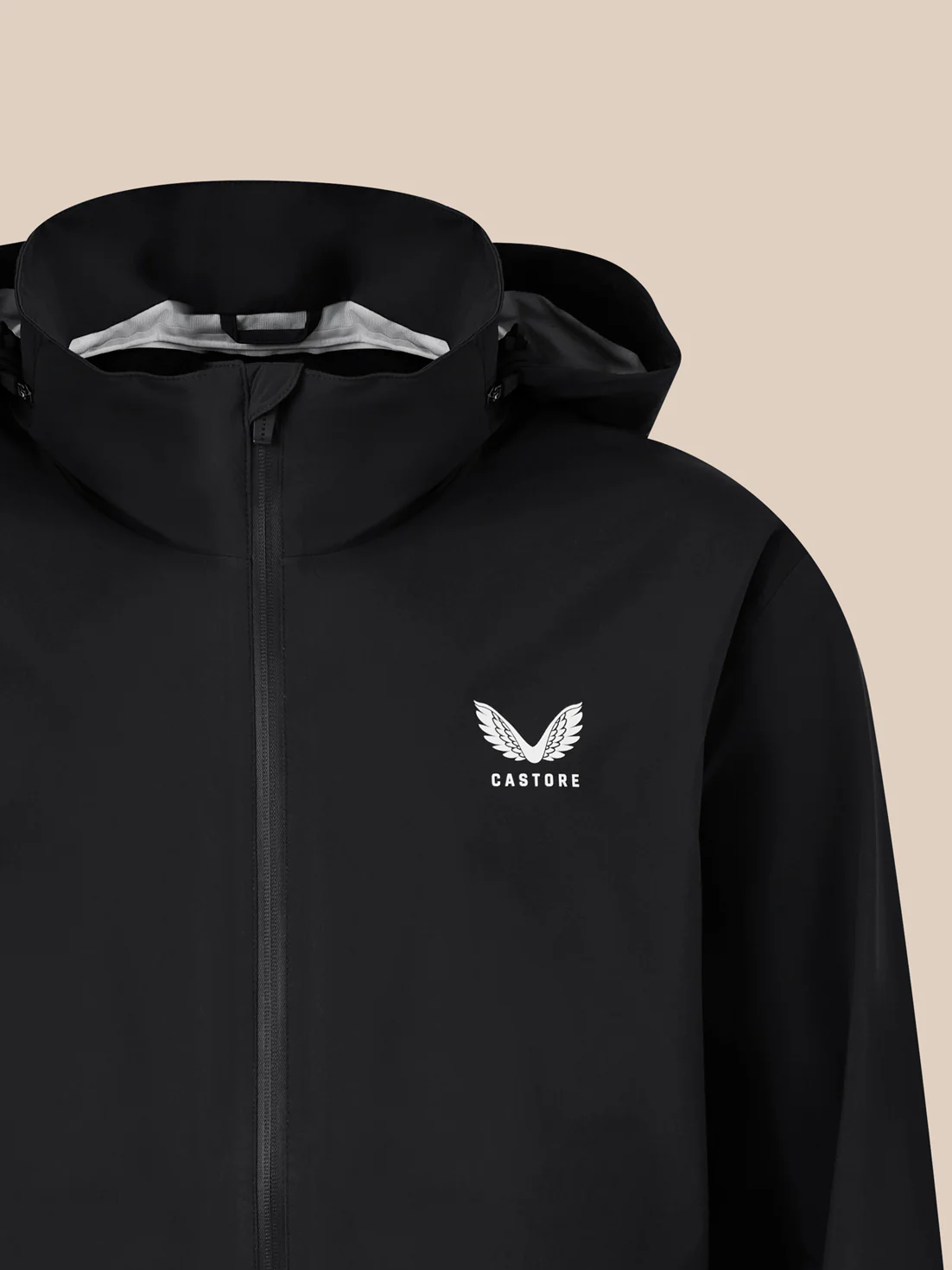 Unisex Waterproof Jacket - Black - Image 4
