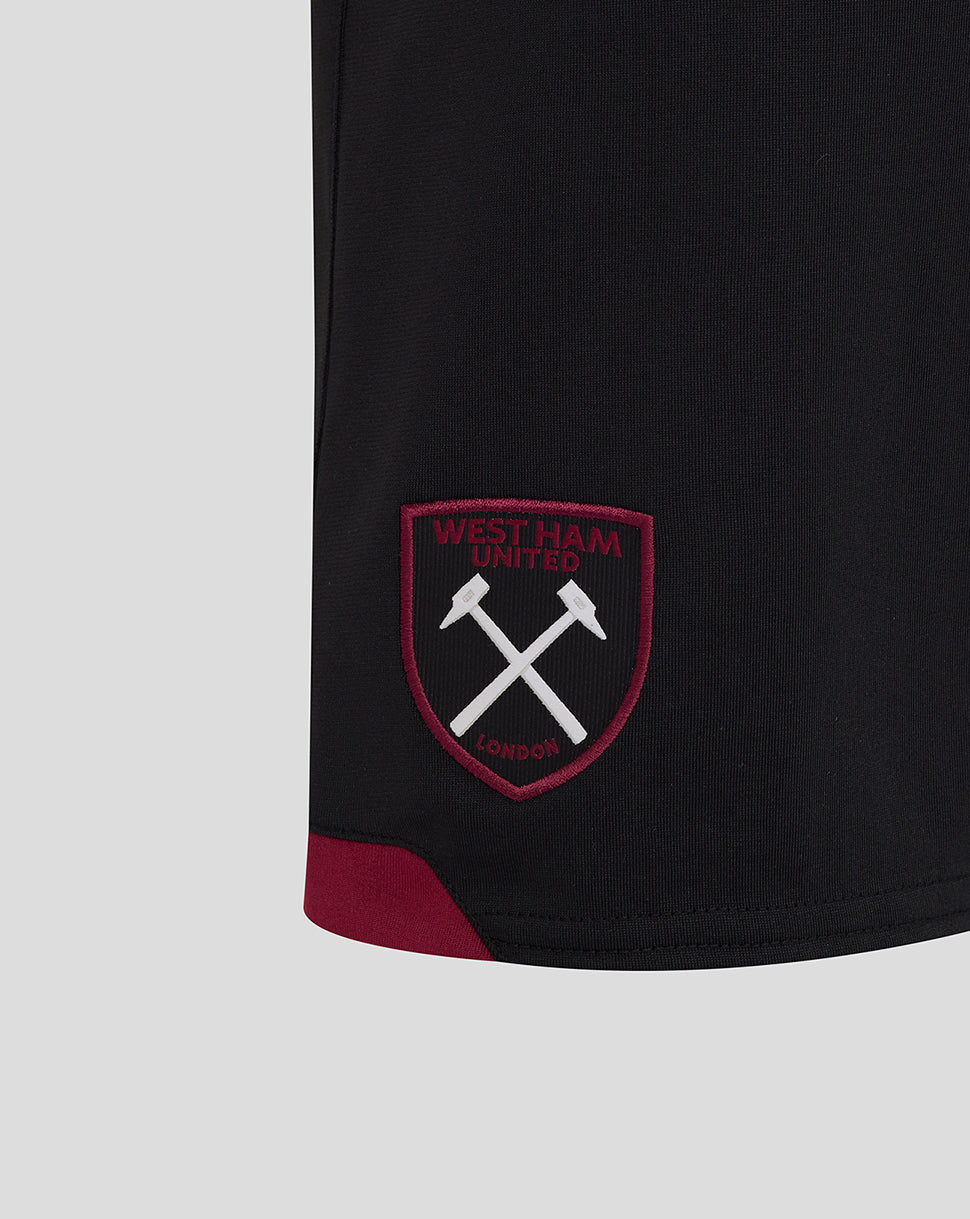West Ham 24/25 Men's Away Shorts - Black - Image 3