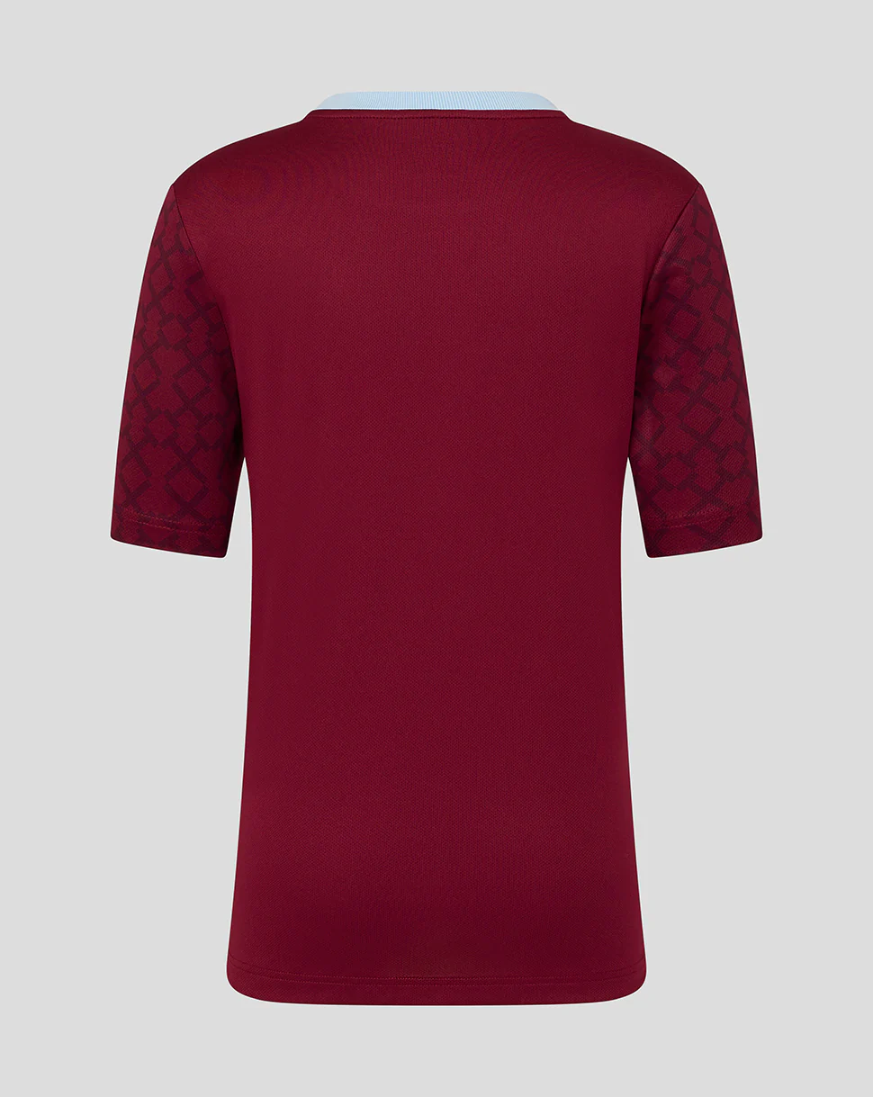 West Ham Junior Home 25/26 Pre Match Short Sleeve Shirt - Image 2