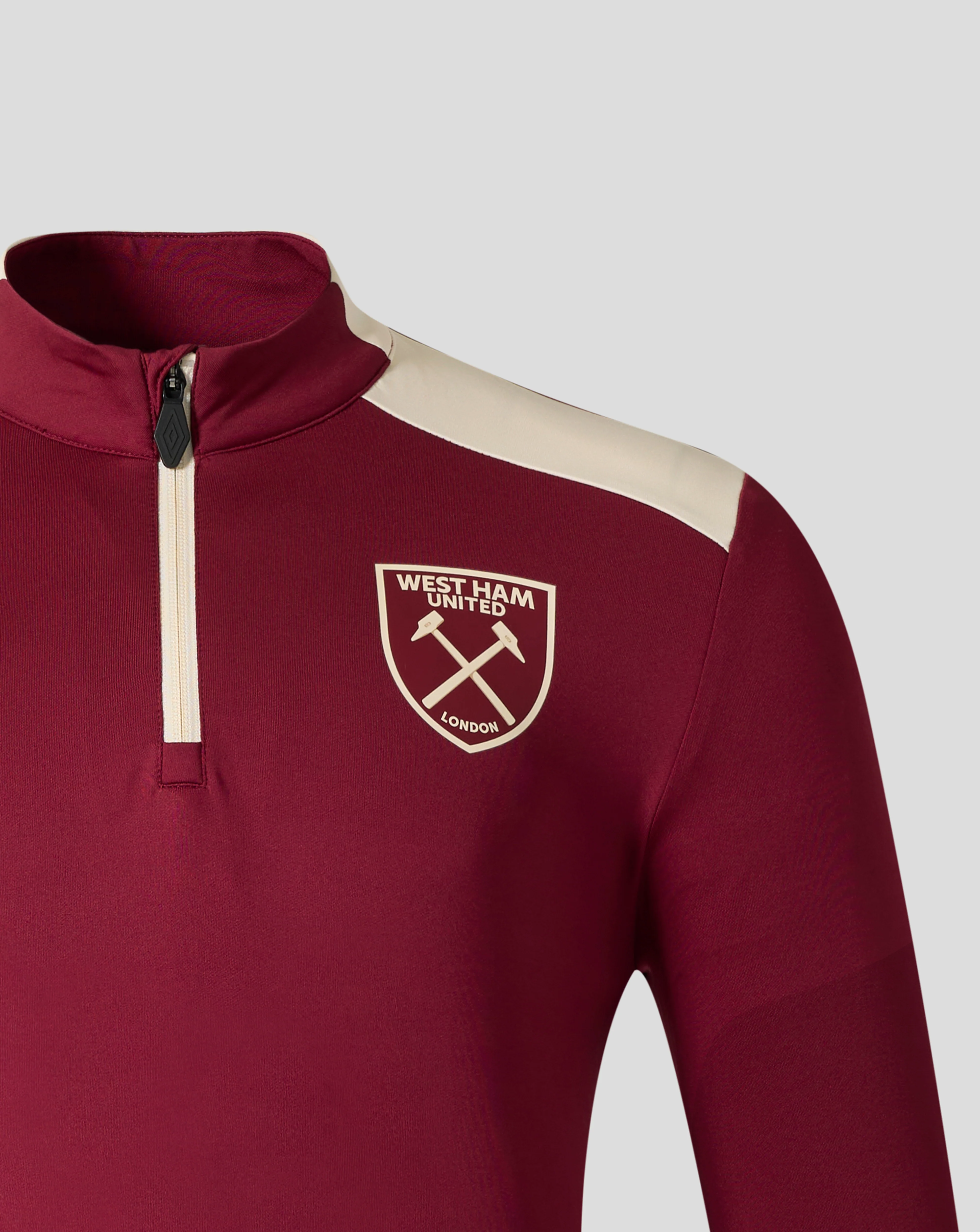 West Ham Men's 25/26 Pro Training Midlayer Top - Rhododendron - Image 4