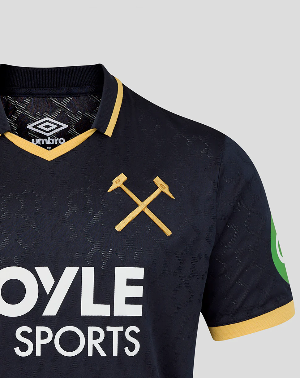 West Ham Men's 25/26 Third Kit Short Sleeve Shirt - Image 3