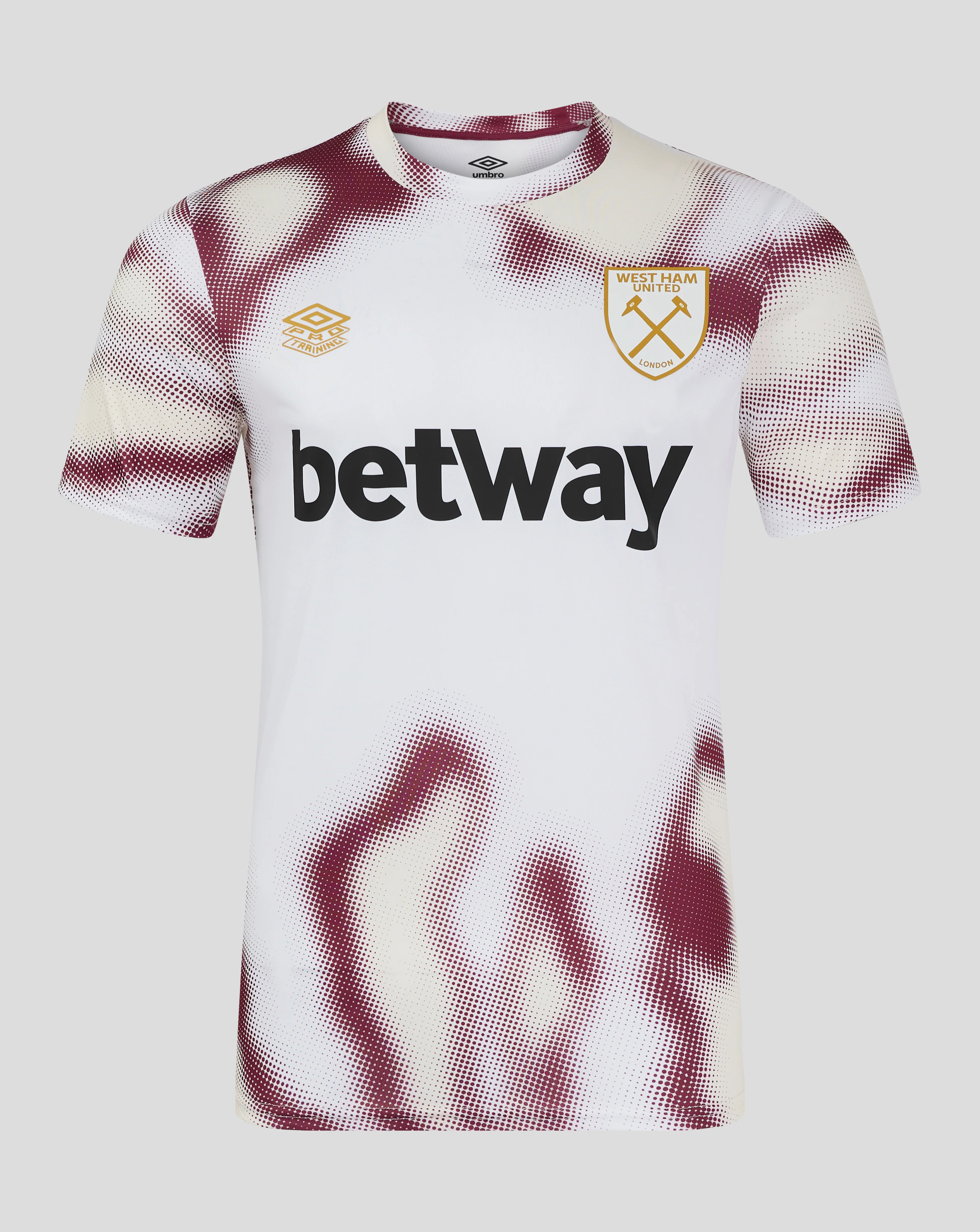 West Ham 24/25 Men's Warm Up Jersey - White