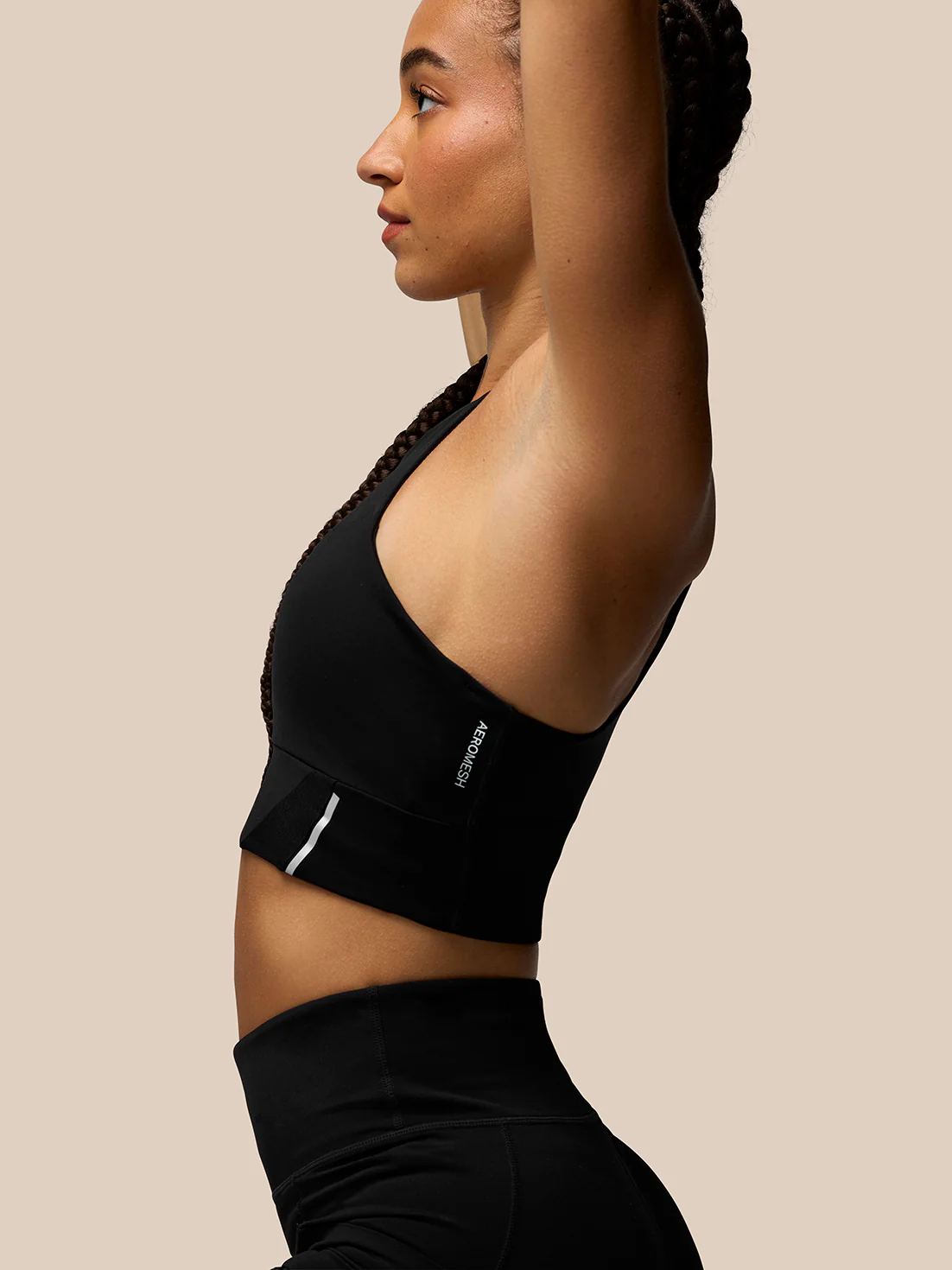 Apex Training Sports Bra - Black - Image 4