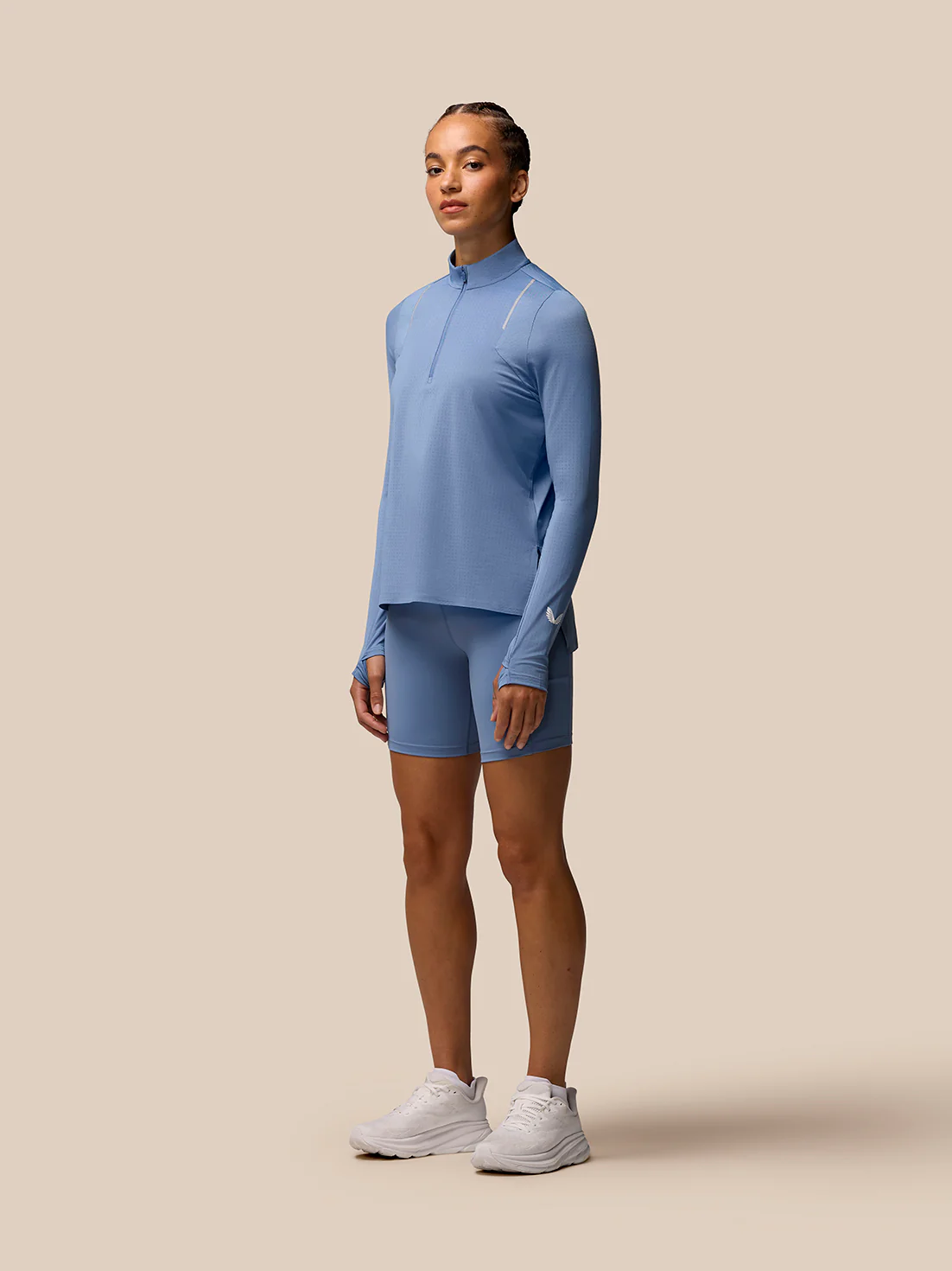 Apex Training 1/4 Zip Top- Light Blue - Image 3