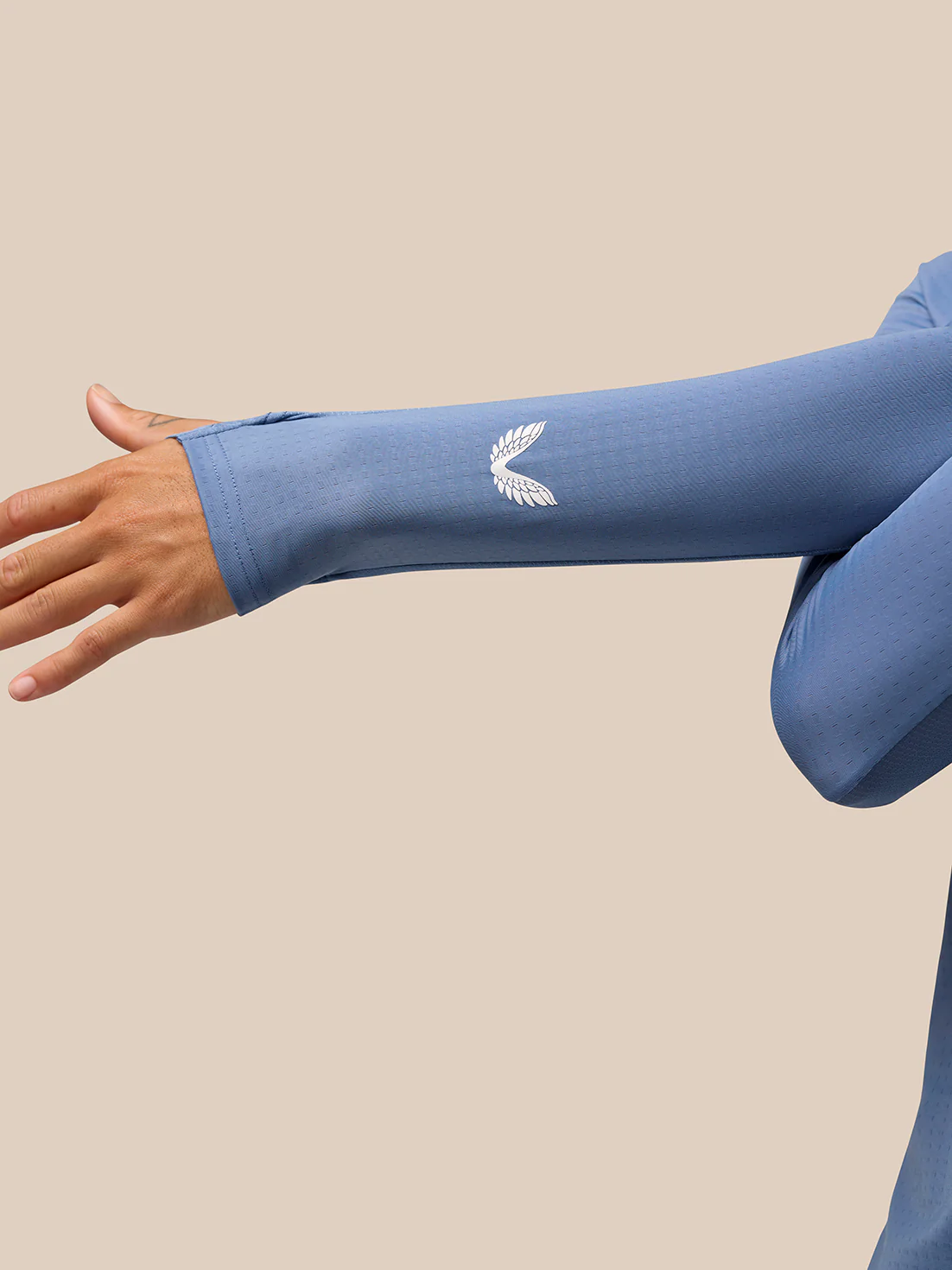Apex Training 1/4 Zip Top- Light Blue - Image 5