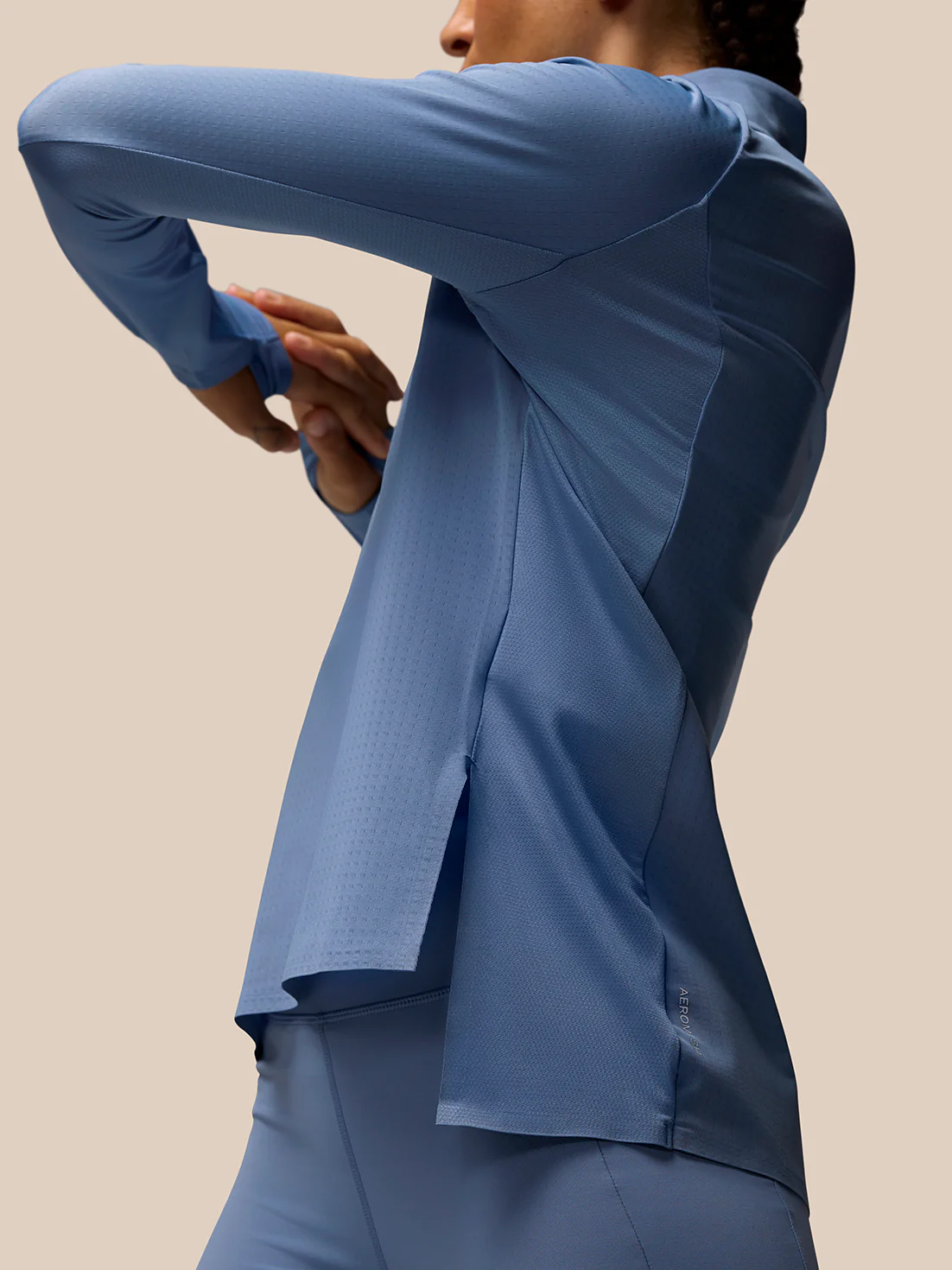 Apex Training 1/4 Zip Top- Light Blue - Image 8