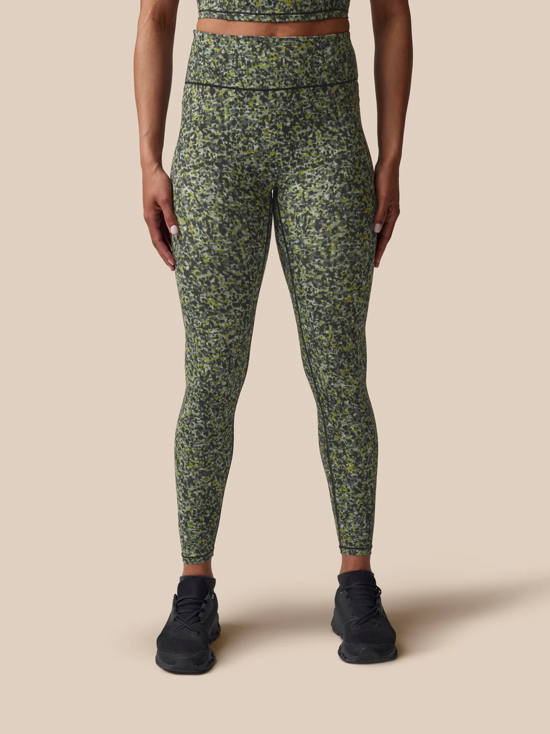 Women’s x Paul Smith Performance Leggings - Charcoal/Multi - Image 2