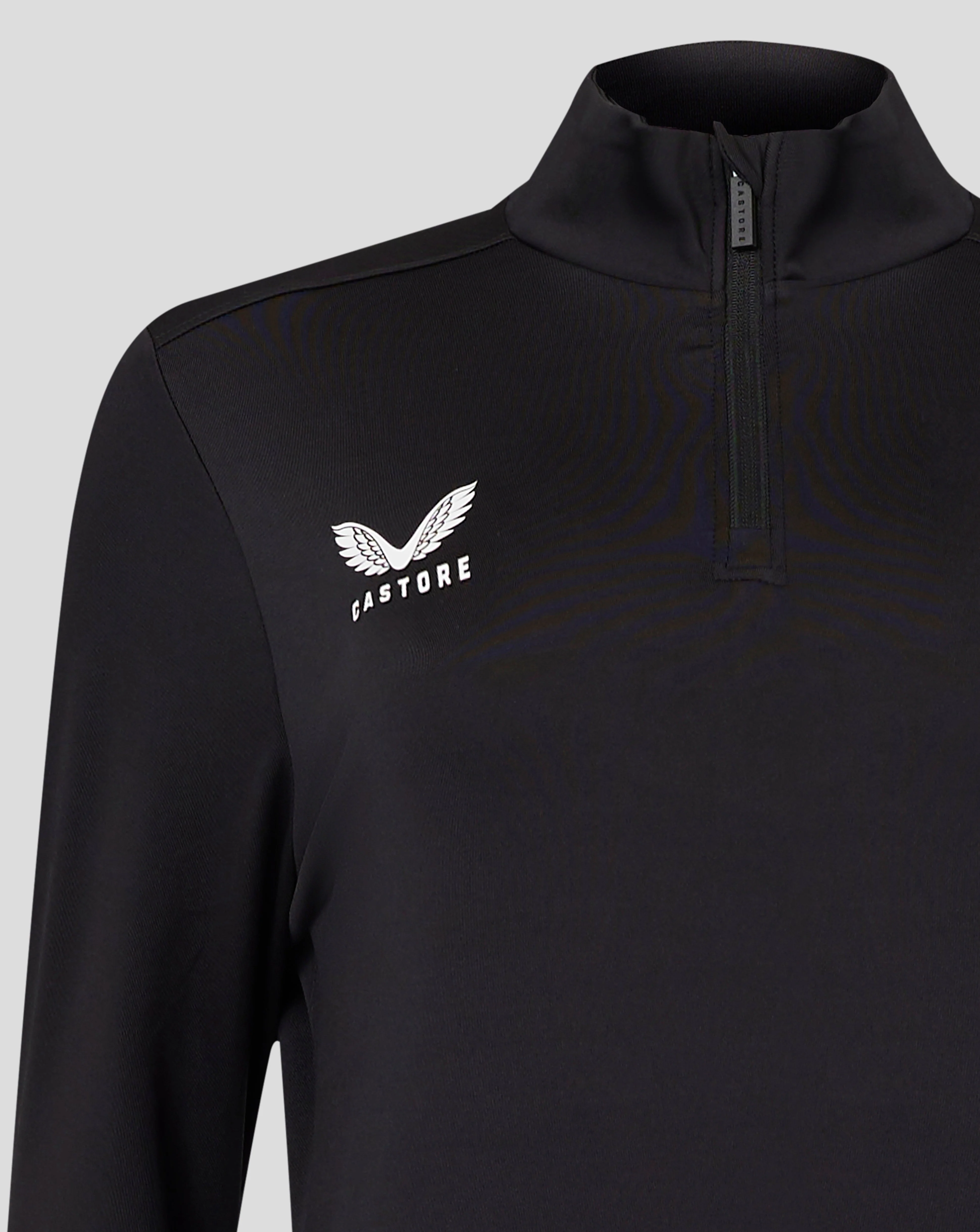 Womens 1/4 Zip - Caviar - Image 4