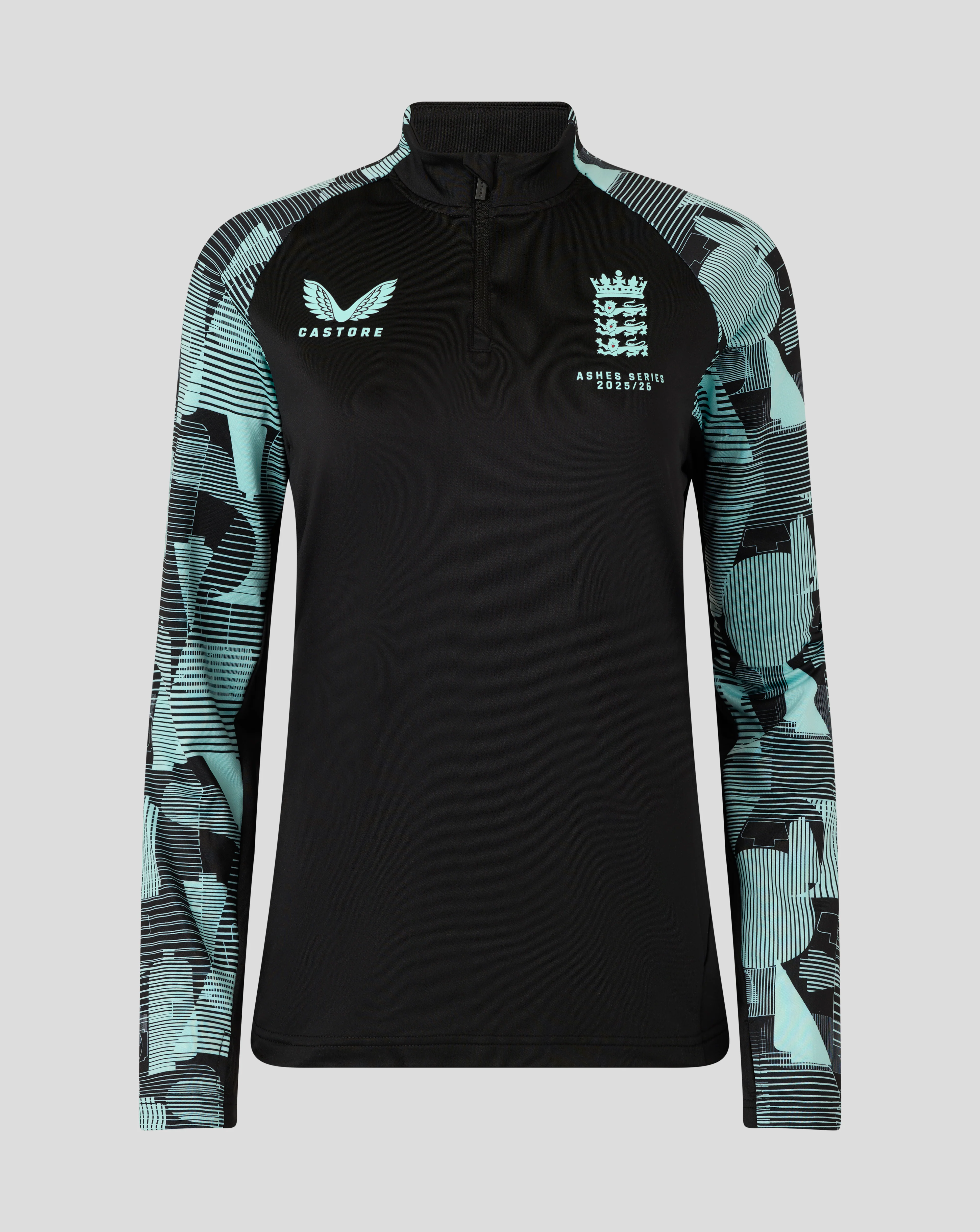 England Cricket Ashes Women's 25/26 Pro Quarter Zip Training Top