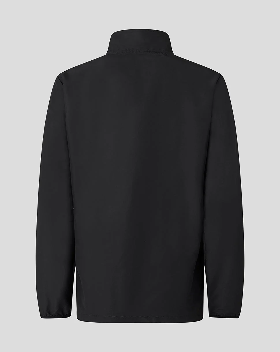 Leicester Tigers Women's 25/26 Woven Pre Match Jacket - Black - Image 5