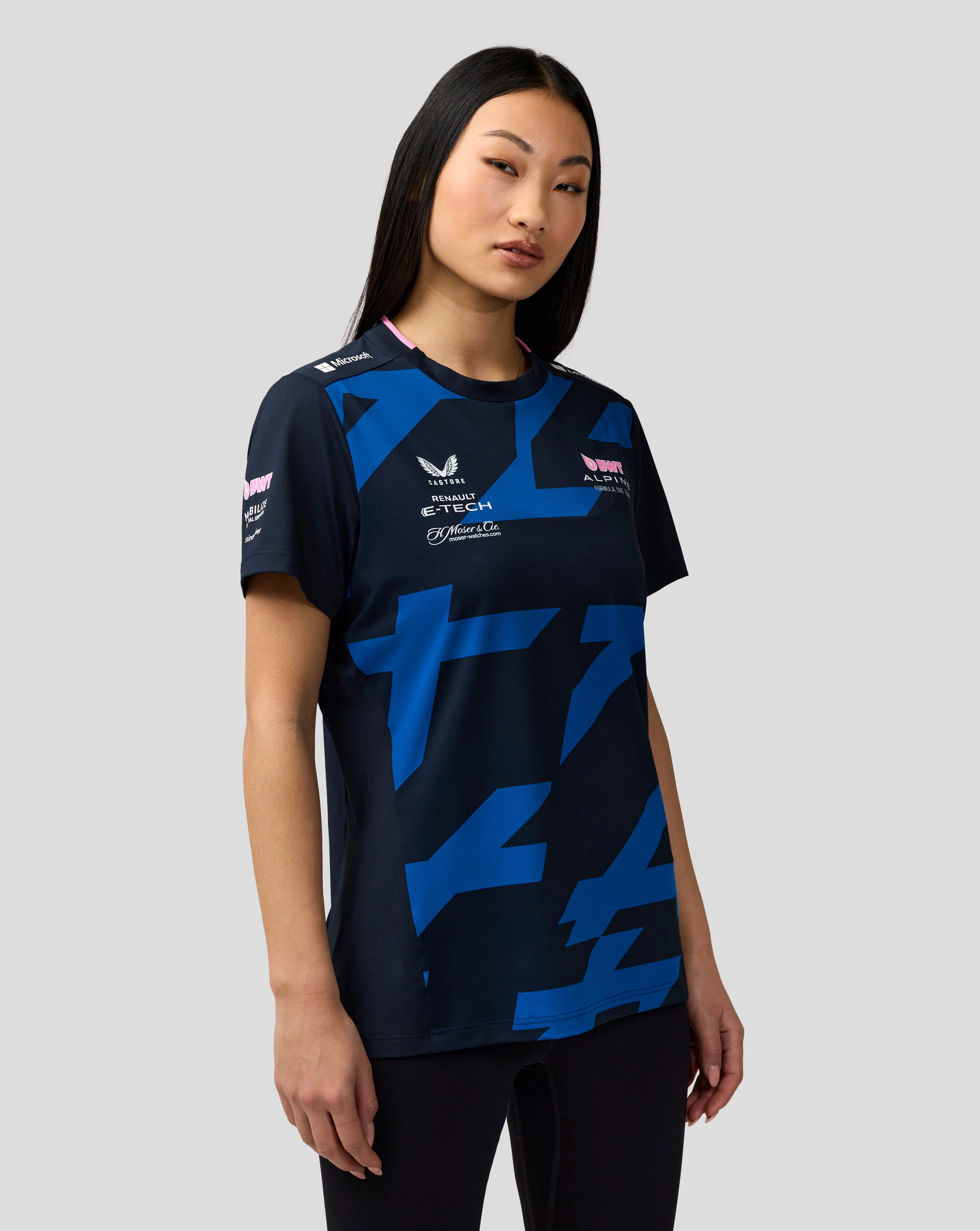 Bwt Alpine Formula One Team Women’S Pierre Gasly Official Driver Jersey - Navy - Image 3