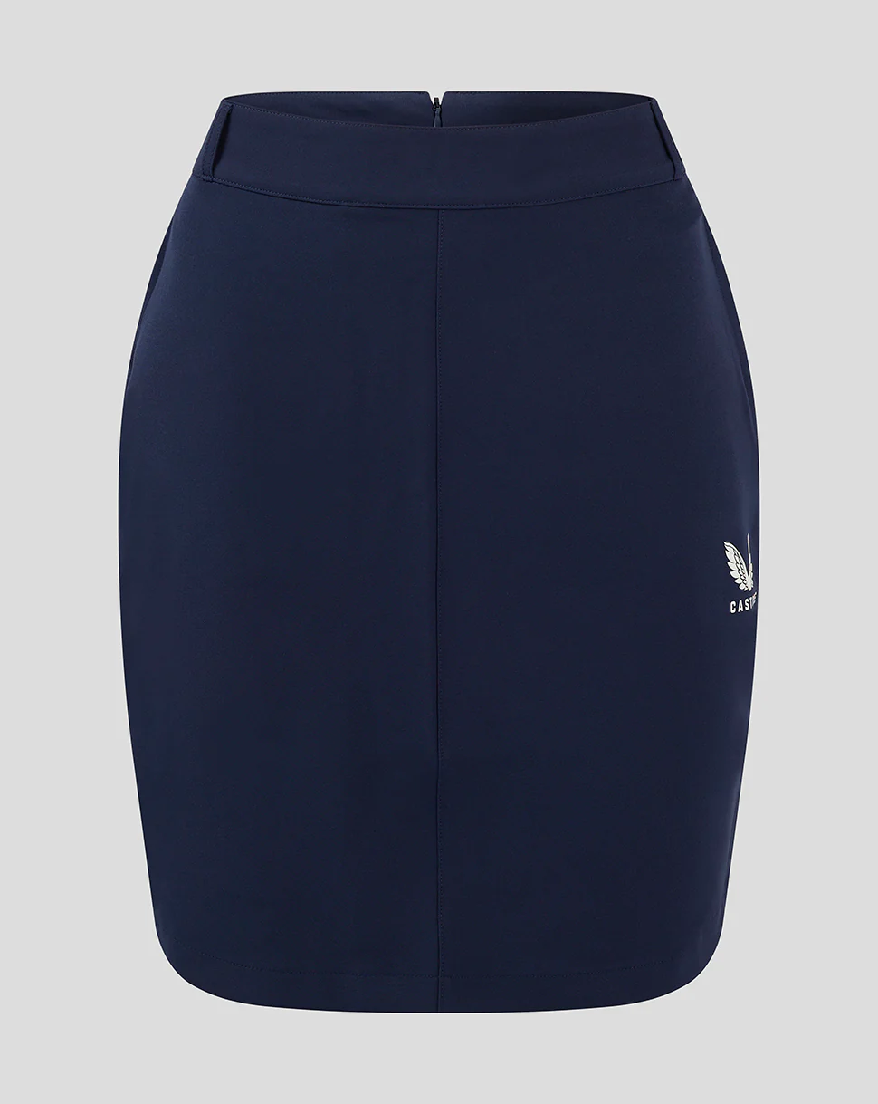 Womens Chino Skirt - Peacoat