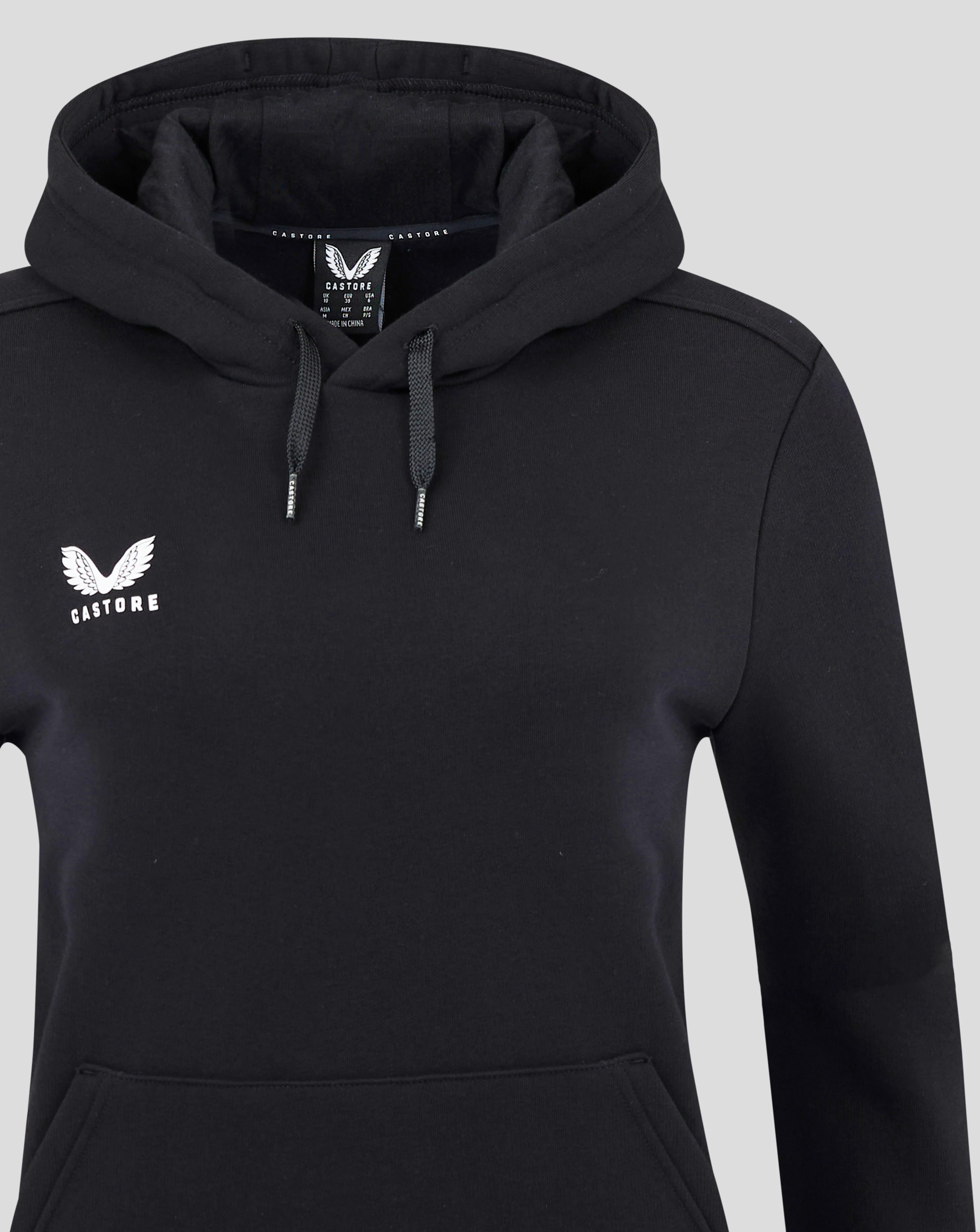 Womens Cotton Leisure Hoodie - Caviar - Image 4