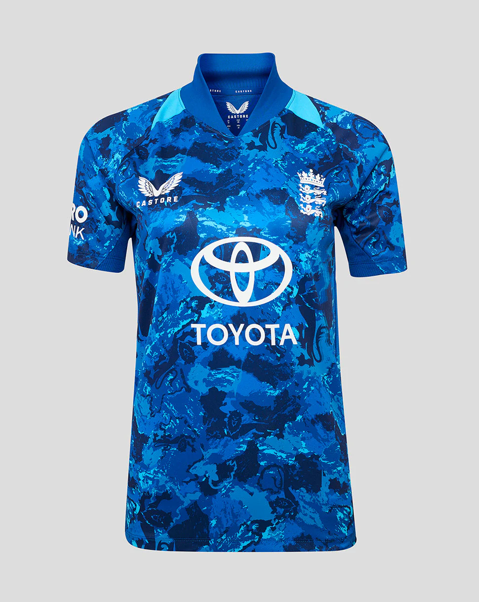 Women's England Cricket 25/26 ODI Shirt + Cap - Image 2