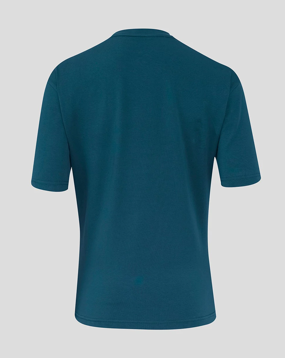 Women's England Rugby 25/26 Travel Short Sleeve Tee - Reflecting Pond - Image 2