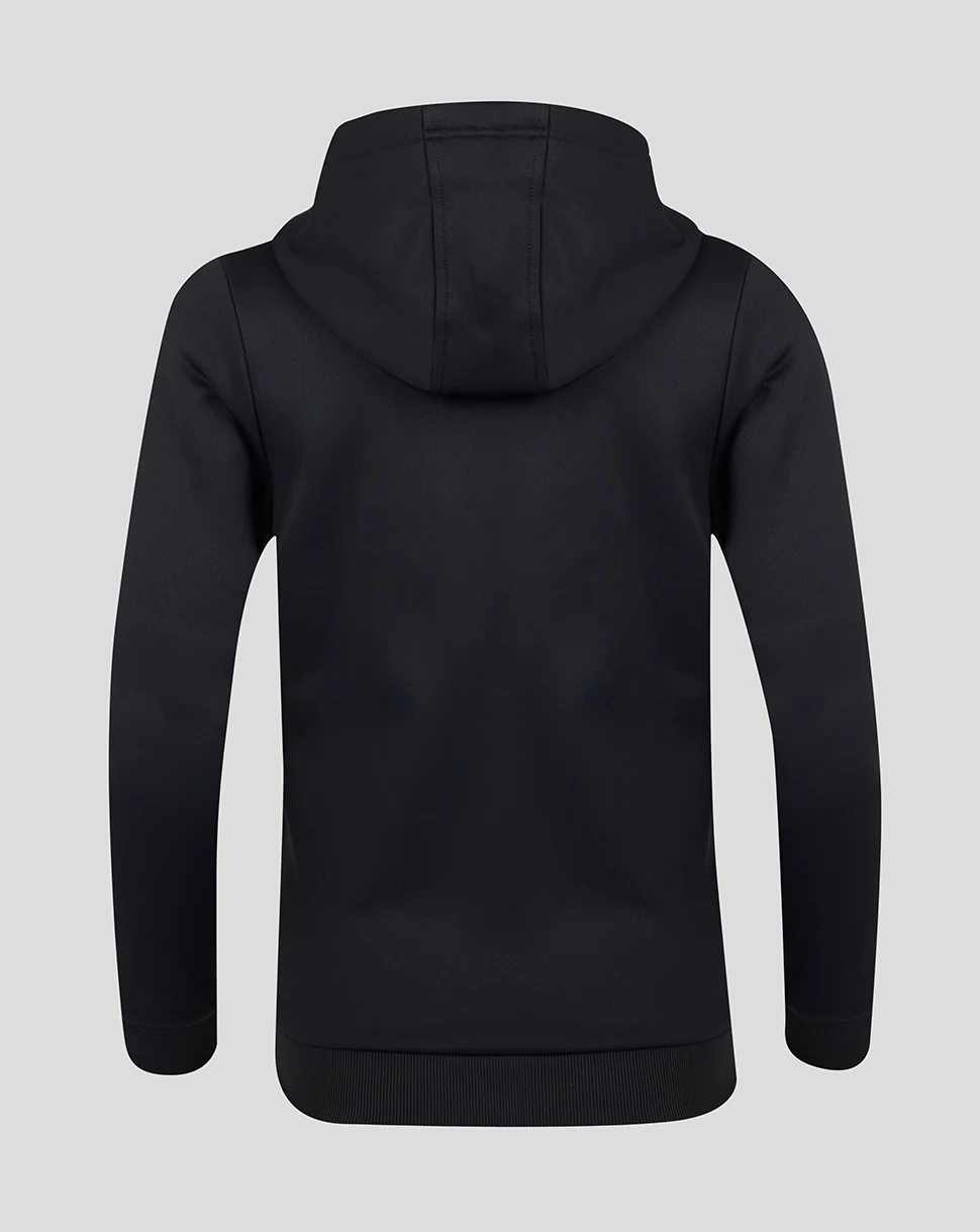 Womens Full Zip Brushback Hoodie - Caviar - Image 2