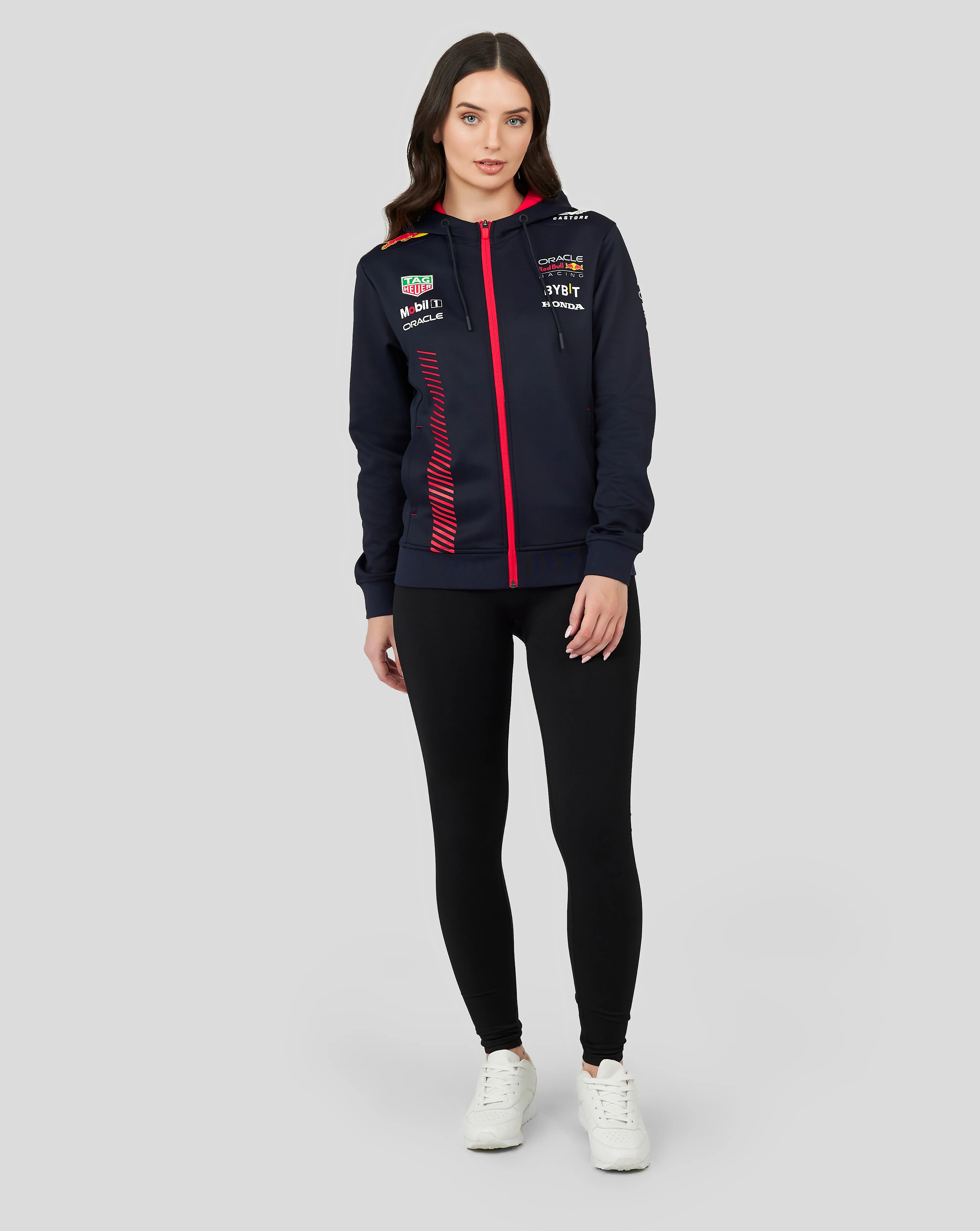 ORACLE RED BULL RACING WOMENS FULL ZIP HOODIE - NIGHT SKY - Image 5