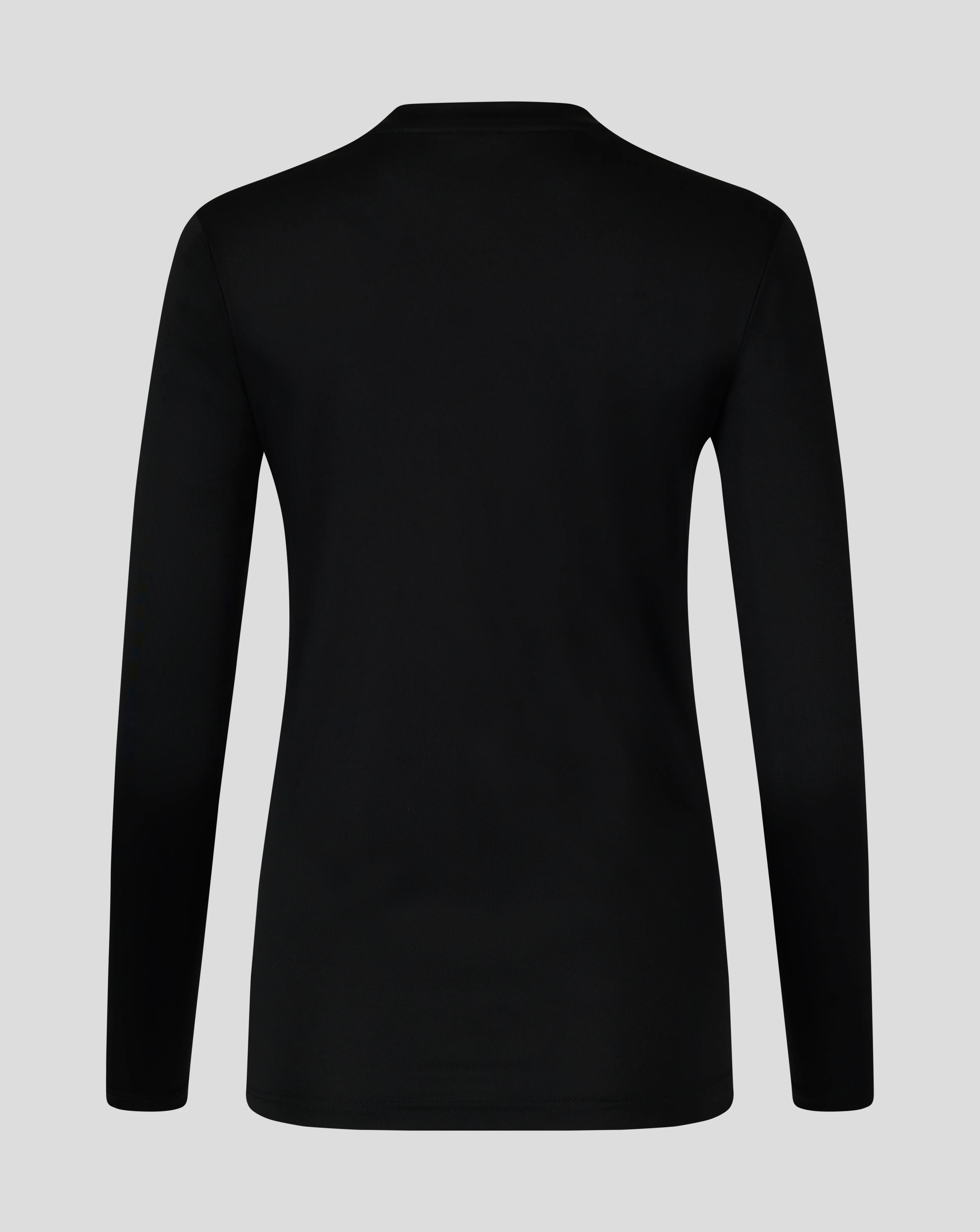 Womens Long Sleeve Performance Tee - Caviar - Image 2