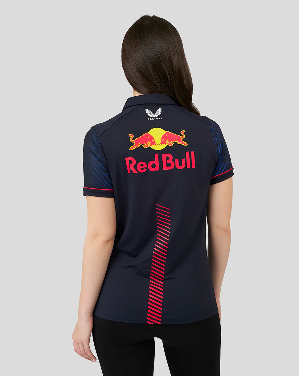 Oracle Red Bull Racing Womens ss Polo Shirt Driver Max Verstappen - Night Sky - Image 2