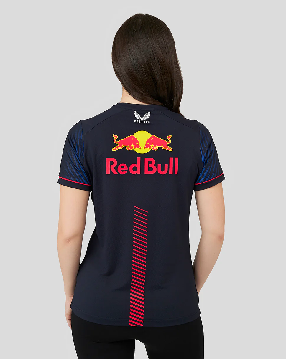 Oracle Red Bull Racing Womens T-Shirt Driver Max Verstappen - Night Sky - Image 2