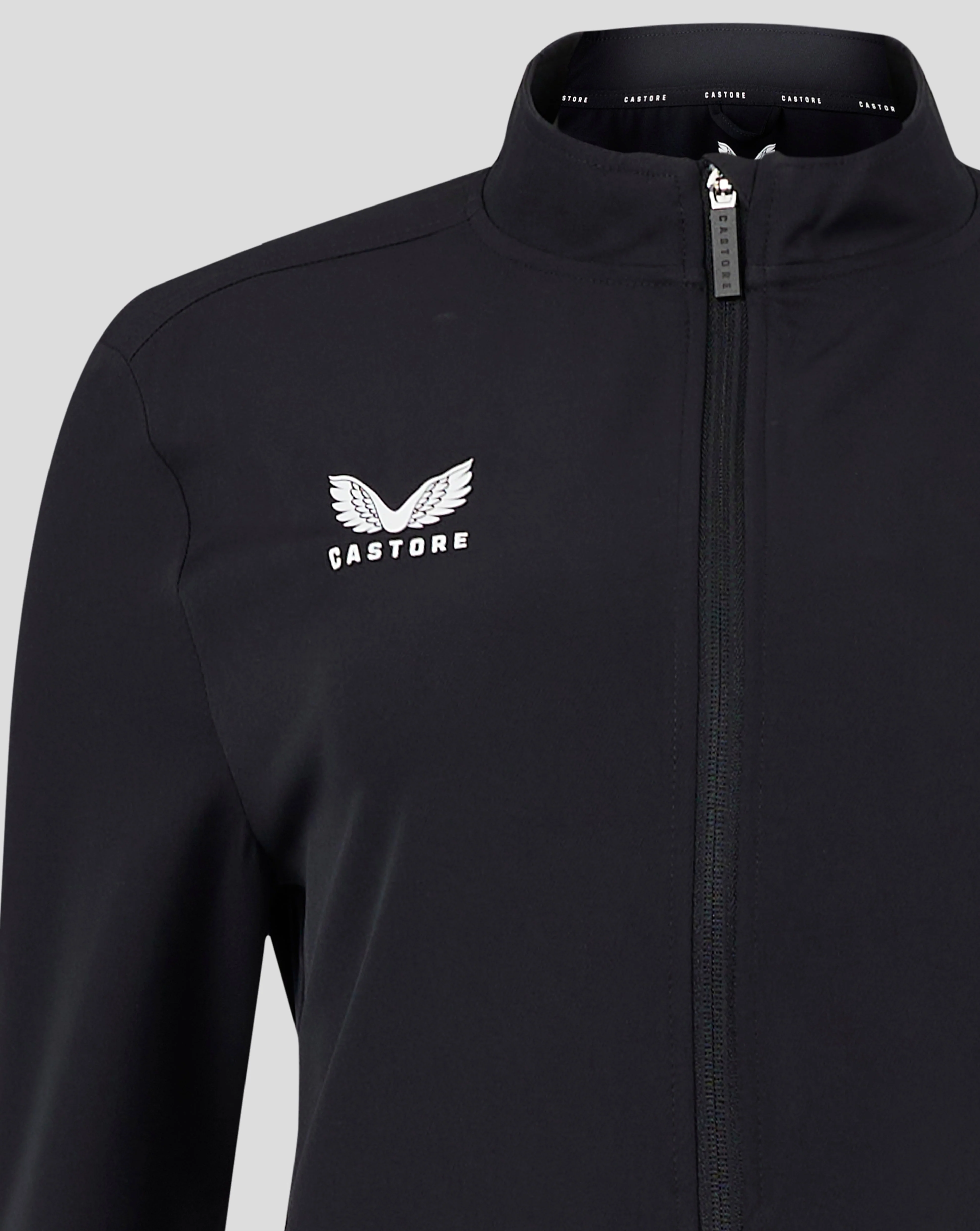 Womens Track Jacket - Caviar - Image 4