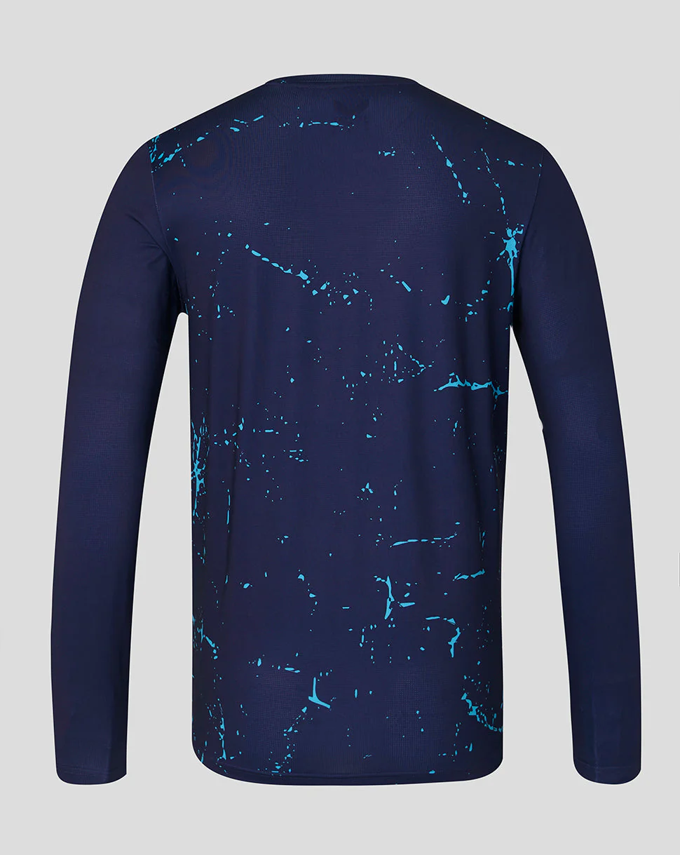 Yorkshire Cricket Men's 26/27 Long Sleeve Performance T-Shirt - Peacoat - Image 2