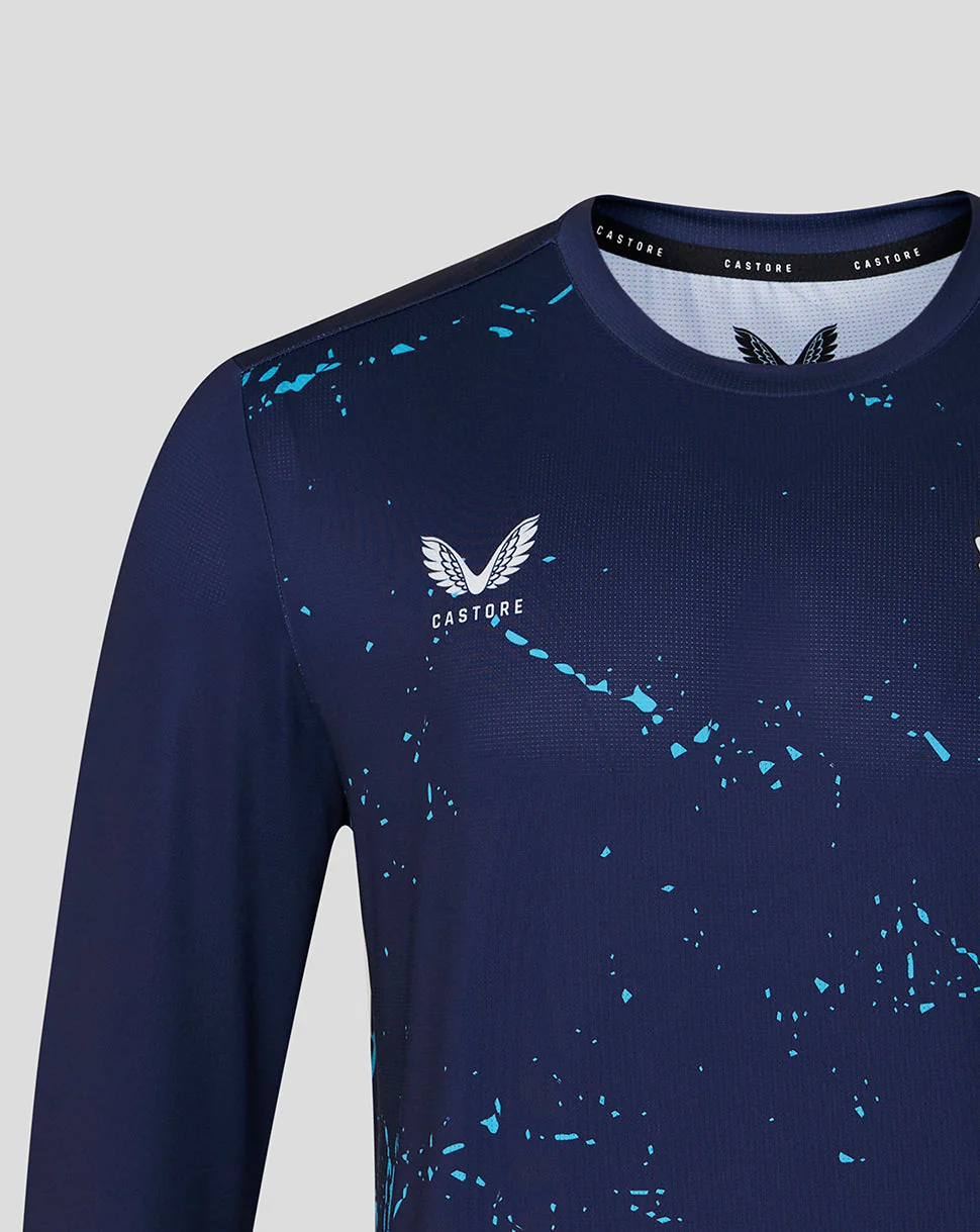 Yorkshire Cricket Men's 26/27 Long Sleeve Performance T-Shirt - Peacoat - Image 3
