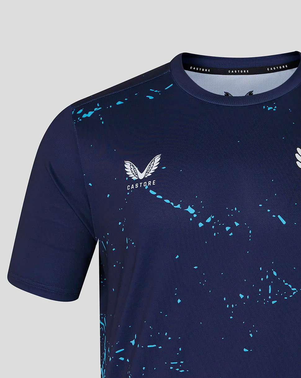 Yorkshire Cricket Men's 26/27 Short Sleeve Performance T-Shirt - Peacoat - Image 3