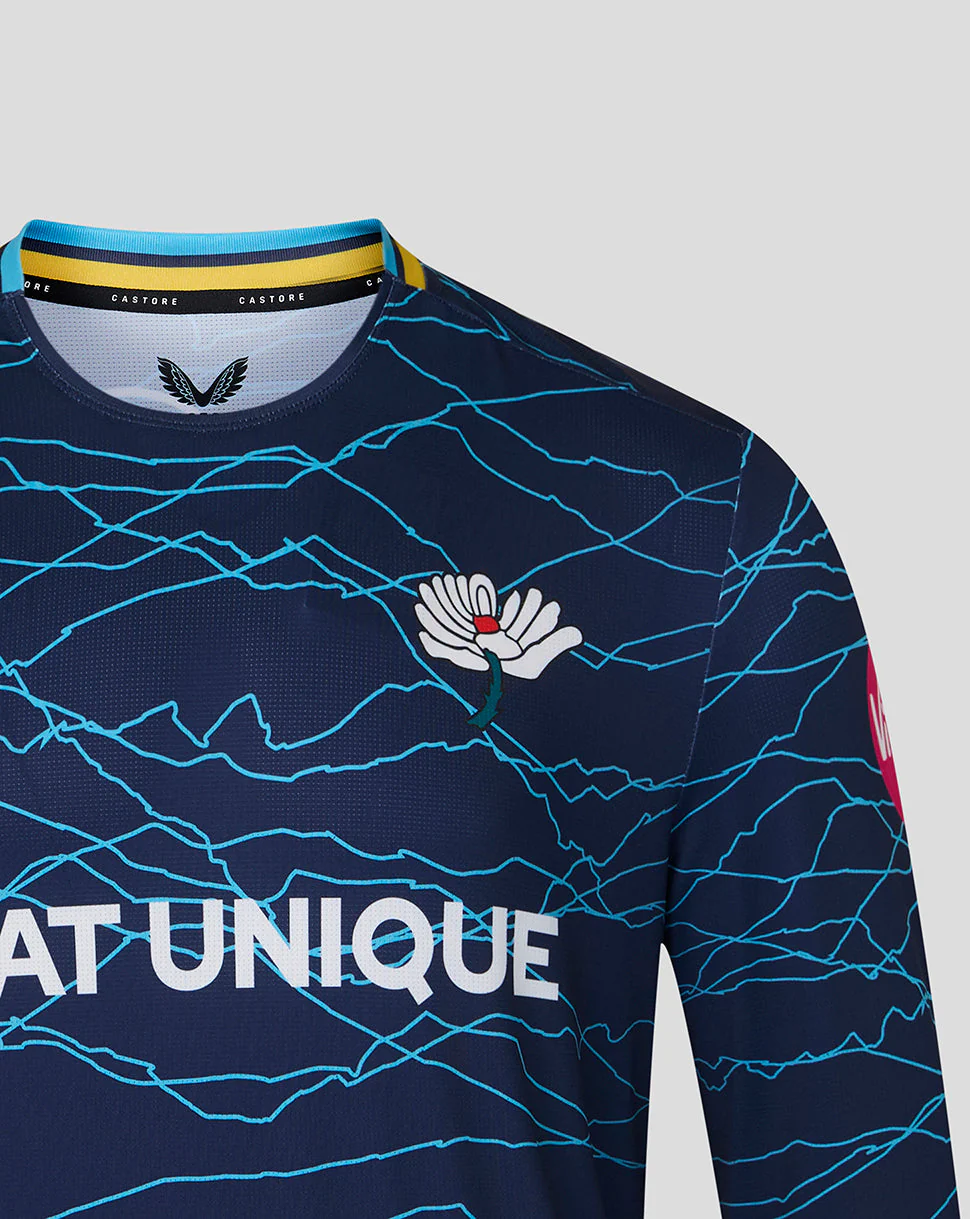 Yorkshire Cricket Men's 26/27 T20 Long Sleeve Jersey - Peacoat - Image 4