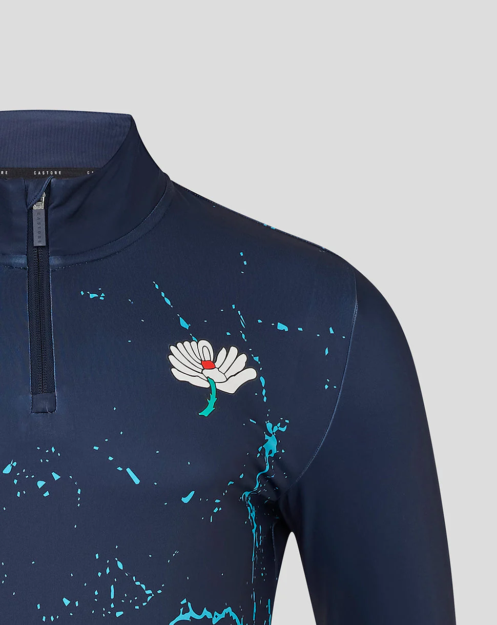 Yorkshire Cricket Men's 26/27 Graphic Performance 1/4 Zip Top - Image 4