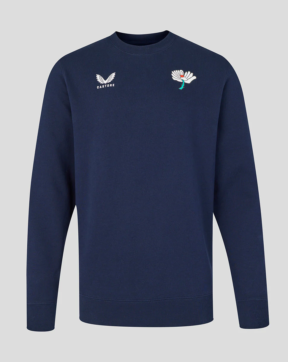 Yorkshire Cricket Unisex 26/27 Crewneck Sweatshirt - Navy