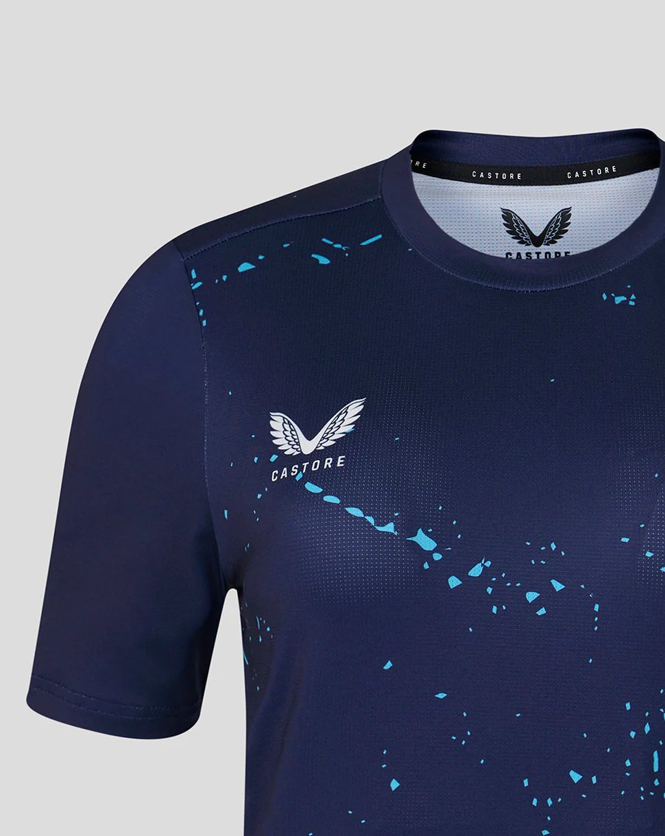 Yorkshire Cricket Women's 26/27 Short Sleeve Performance T-Shirt - Peacoat - Image 3