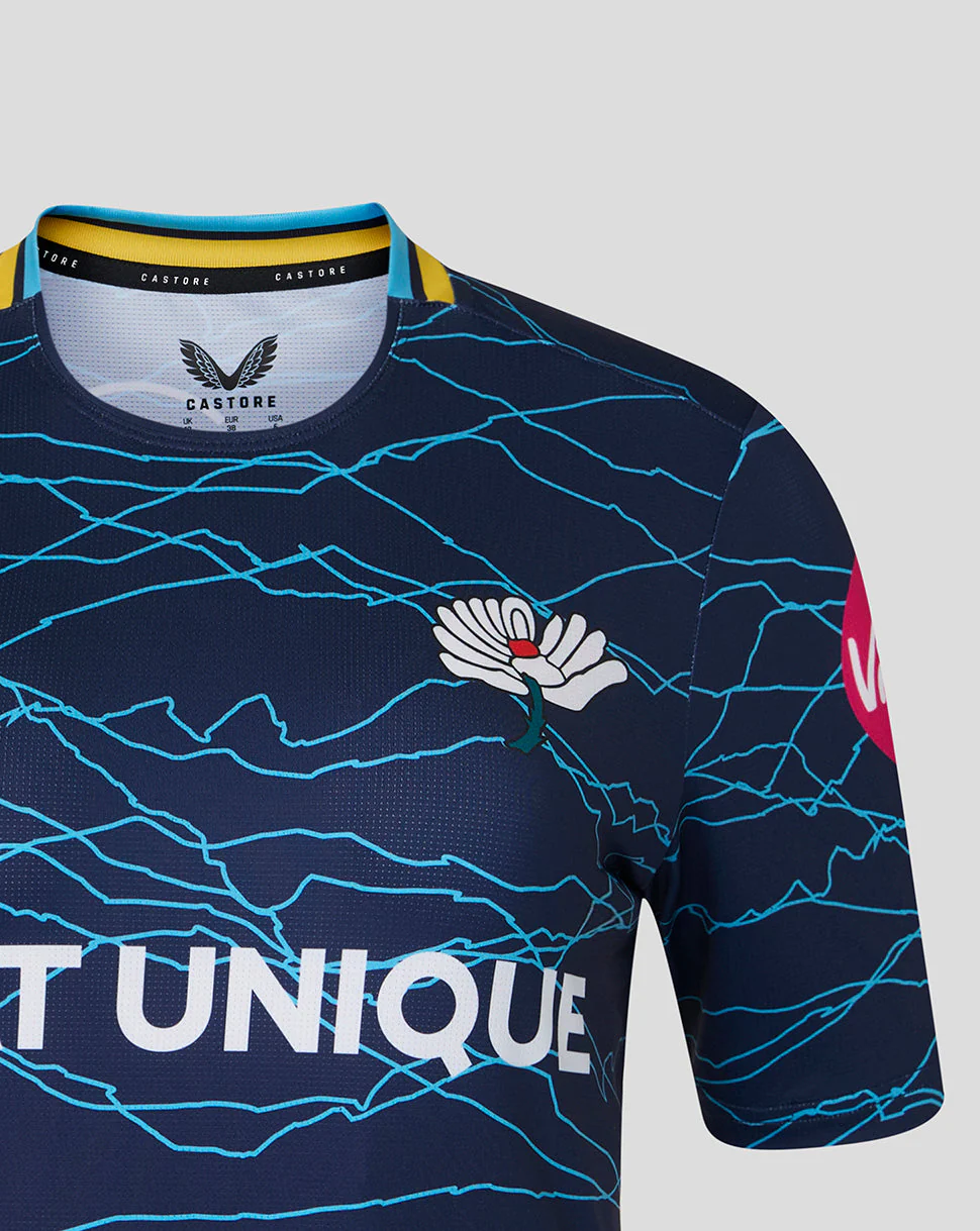 Yorkshire Cricket Women's 26/27 T20 Short Sleeve Jersey - Peacoat - Image 4