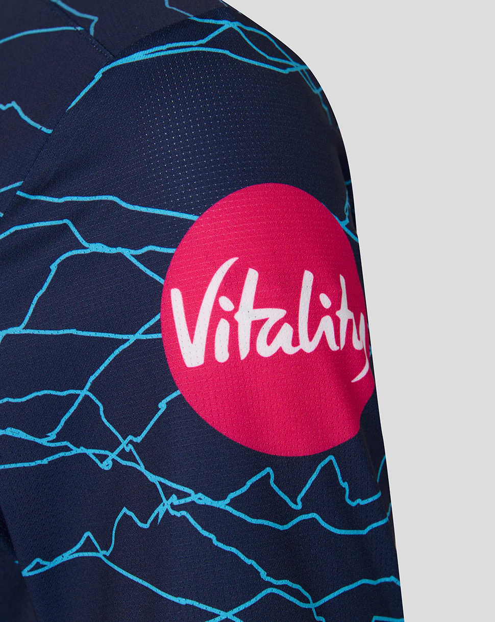 Yorkshire Cricket Women's 26/27 T20 Short Sleeve Jersey - Peacoat - Image 5