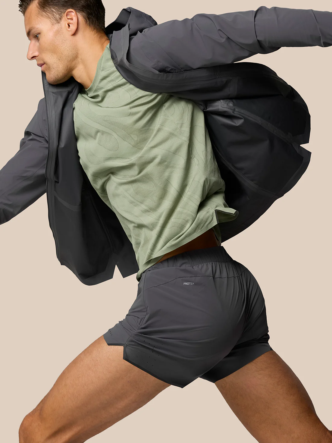 Zone Training LVS Jacket - Gunmetal/ Black Reflective - Image 5